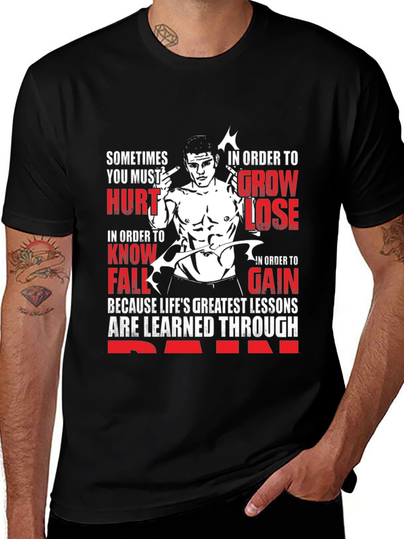 Motivational Graphic Print T-Shirt