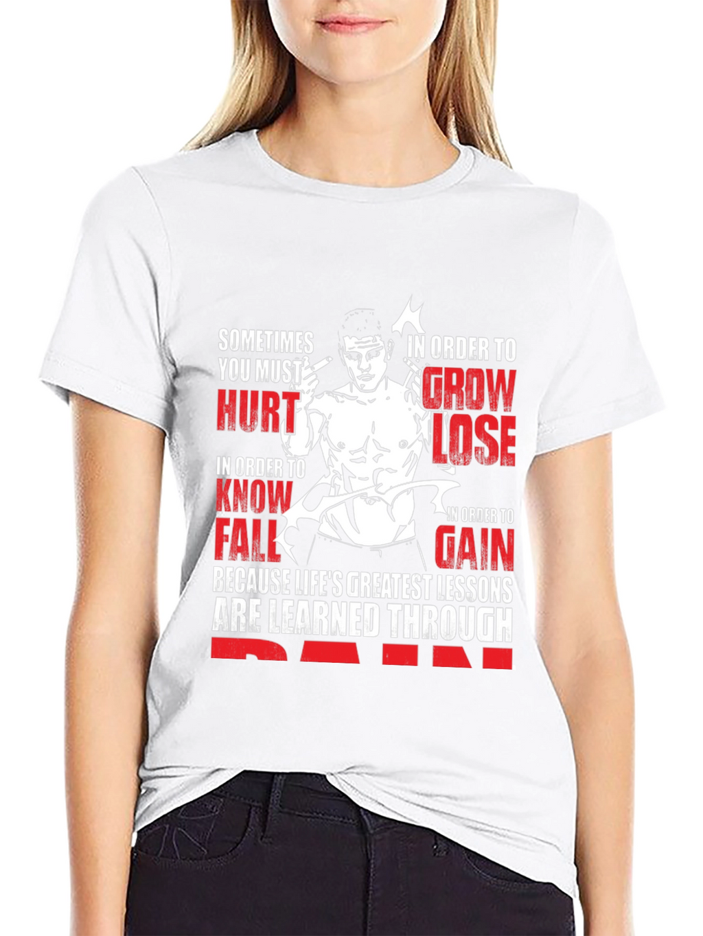 Motivational Graphic Print T-Shirt