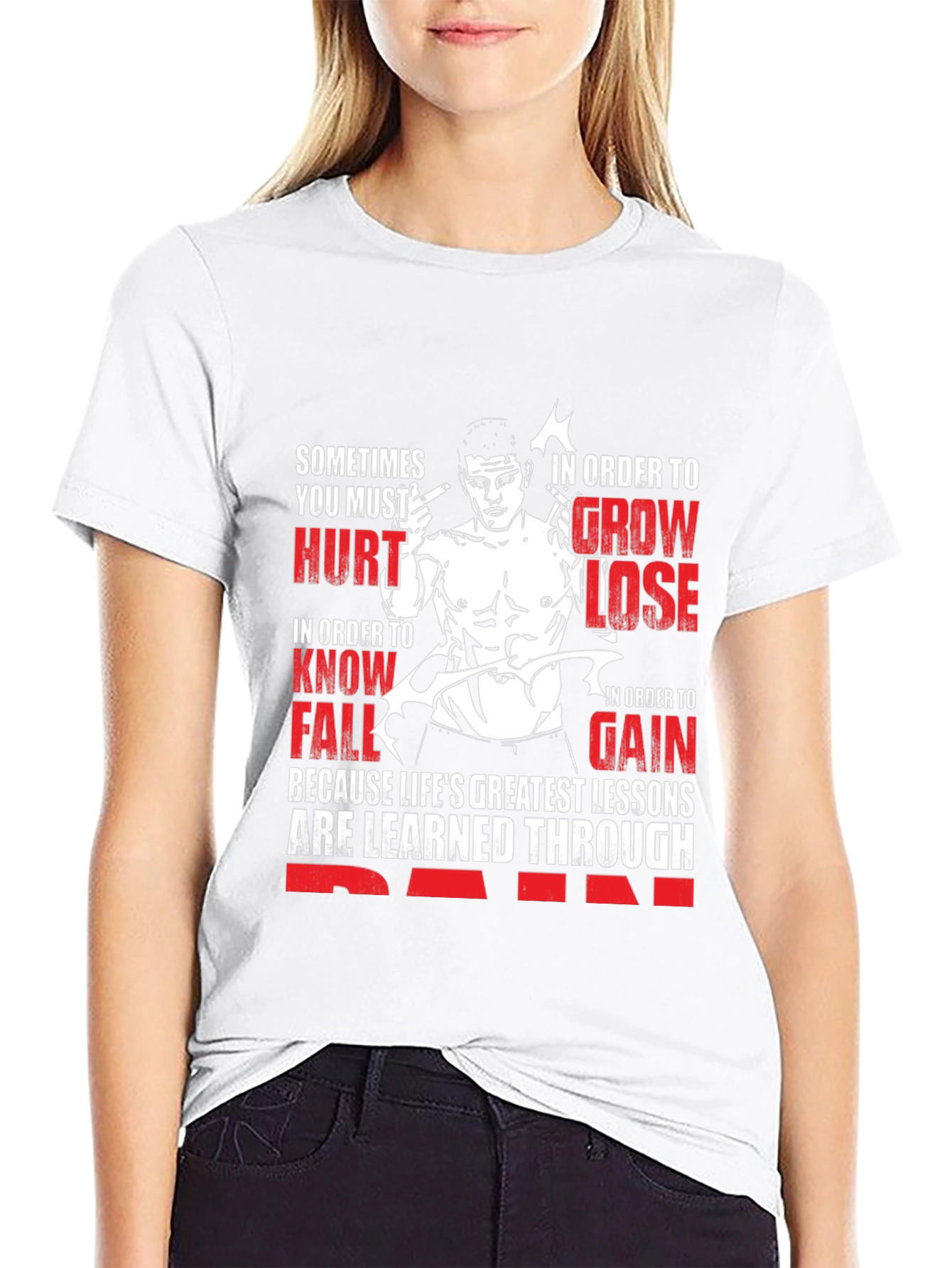 Motivational Graphic Print T-Shirt