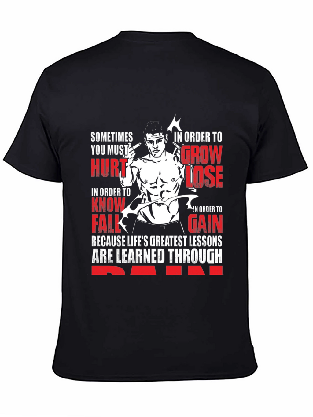 Motivational Graphic Print T-Shirt