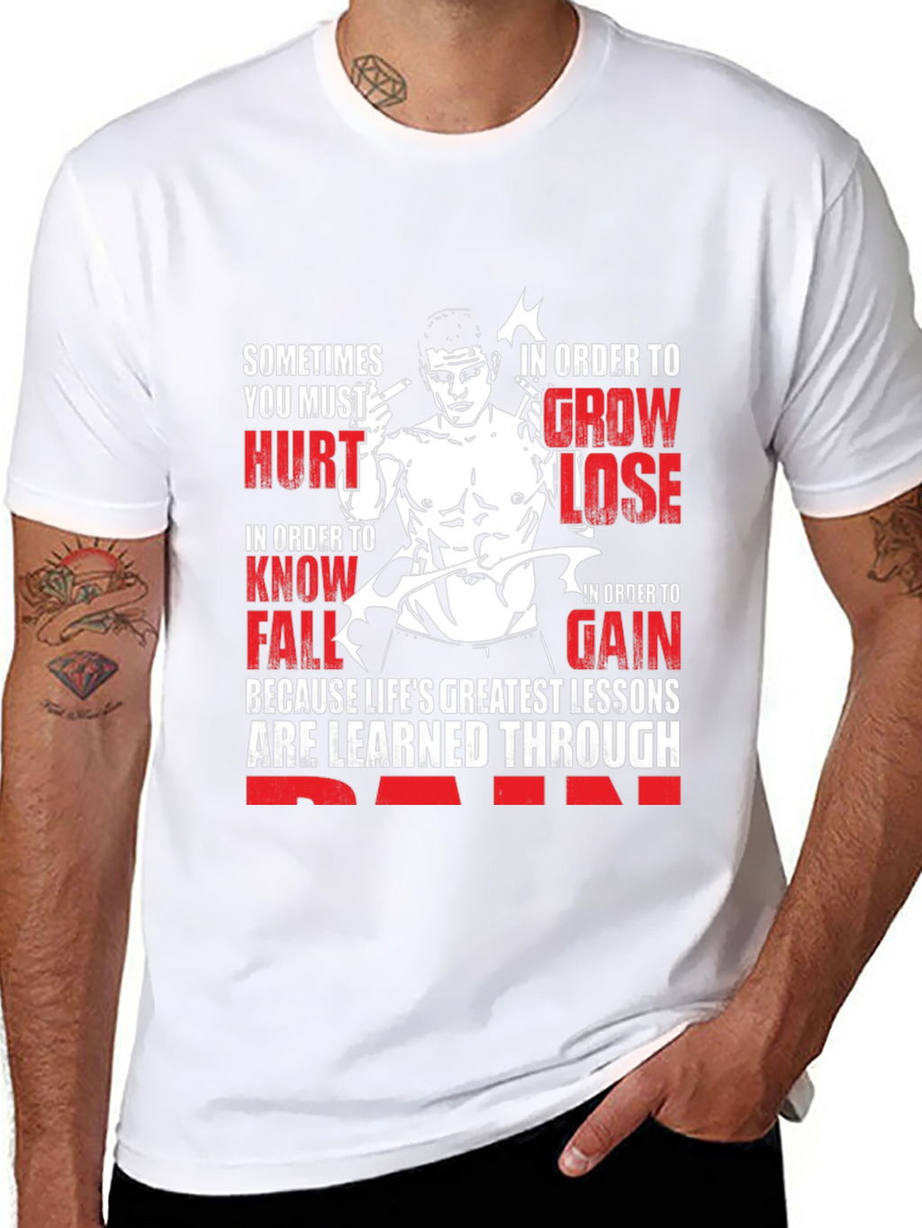 Motivational Graphic Print T-Shirt