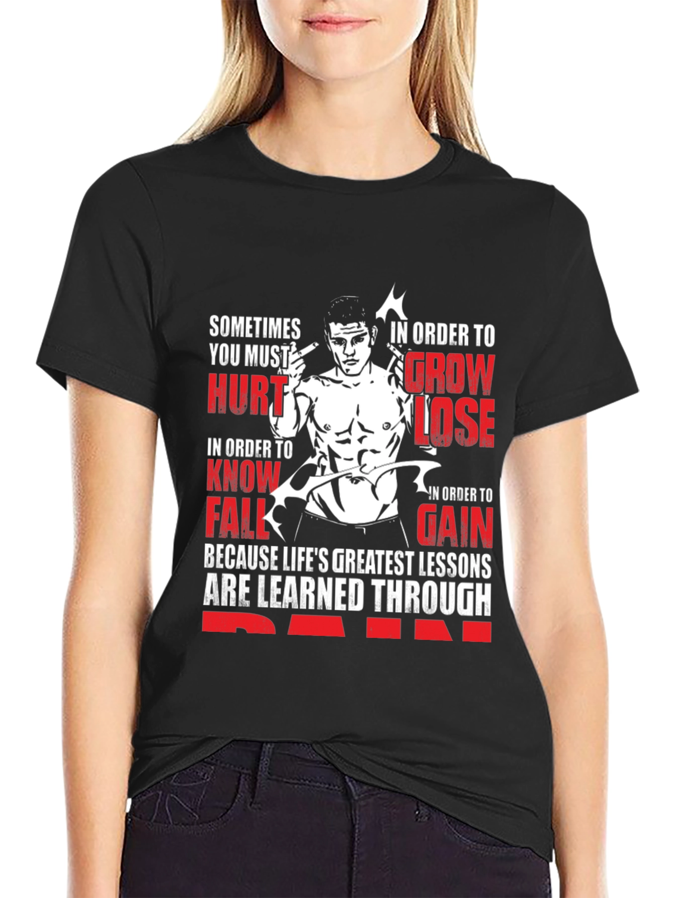 Motivational Graphic Print T-Shirt