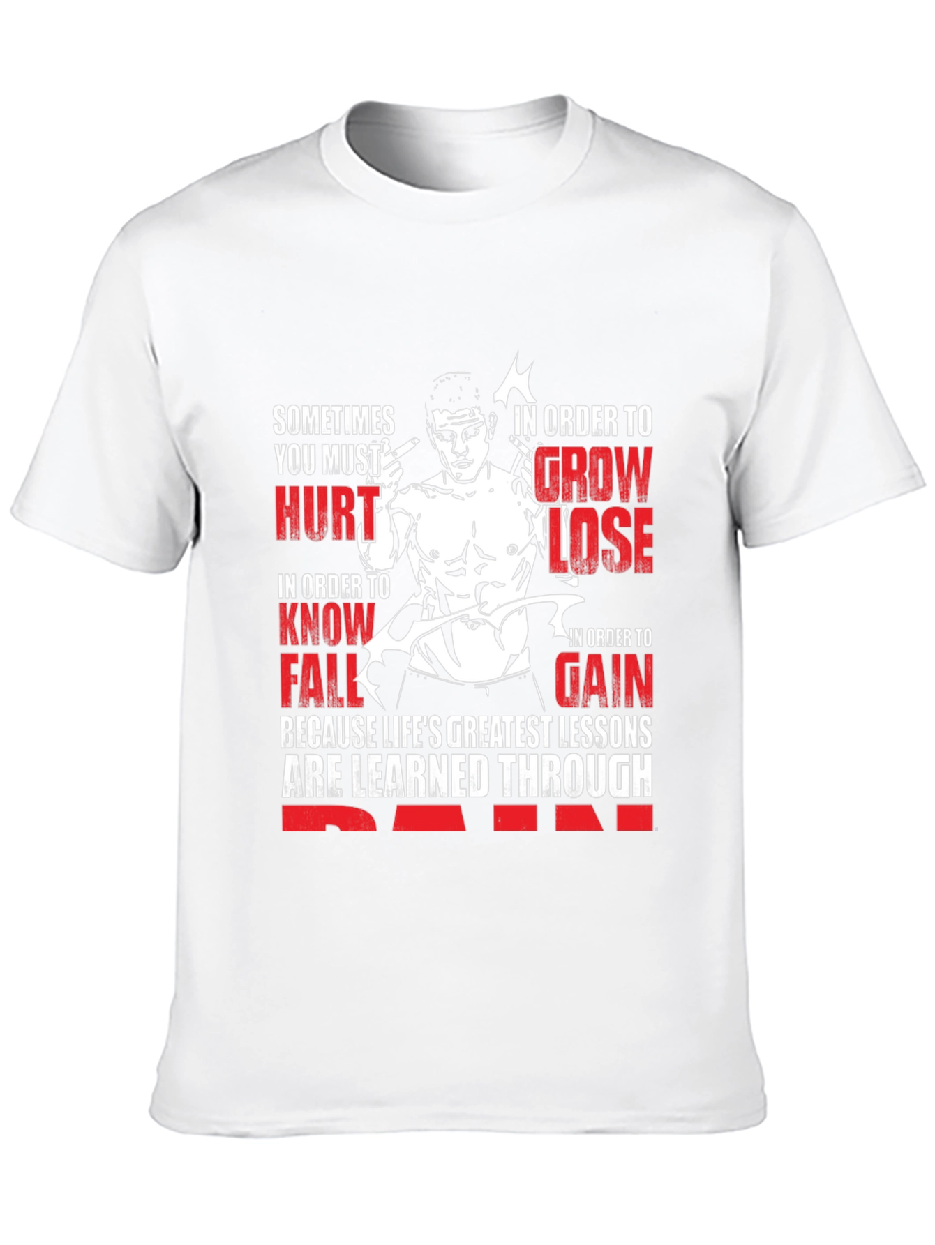 Motivational Graphic Print T-Shirt