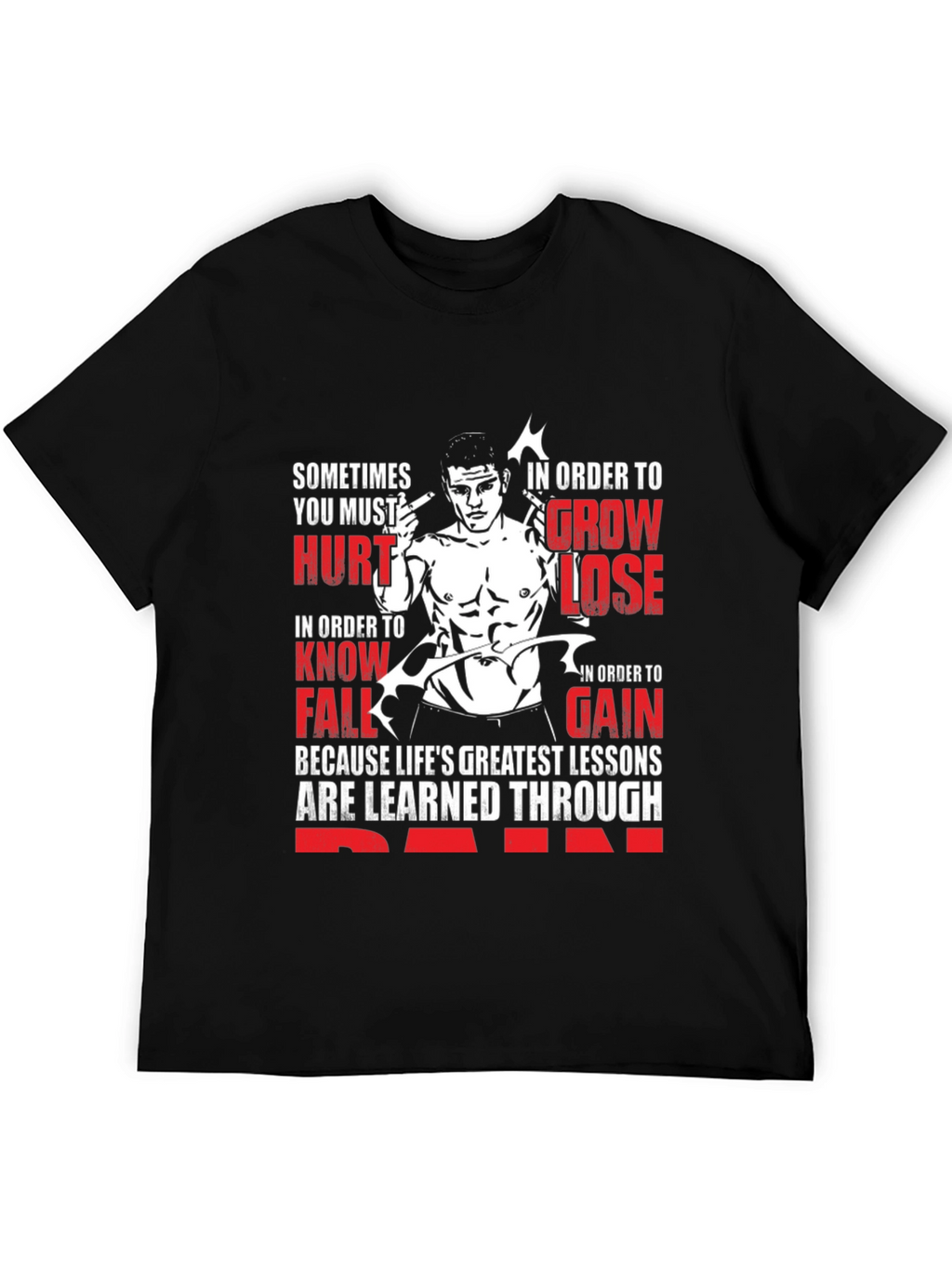 Motivational Graphic Print T-Shirt