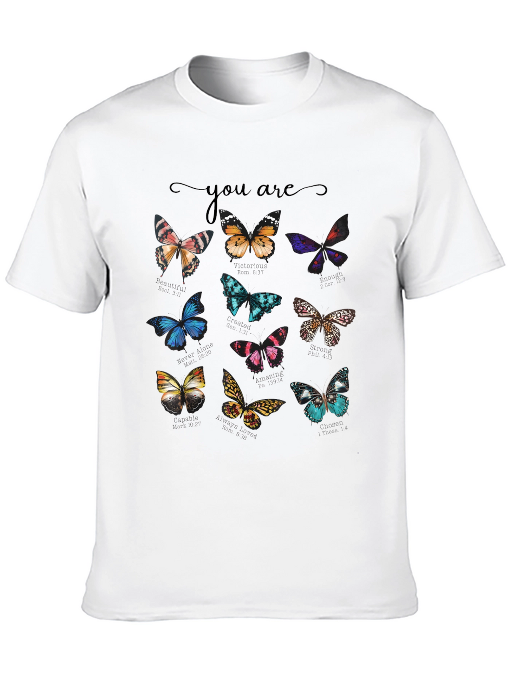 Butterfly Graphic Tee - You Are