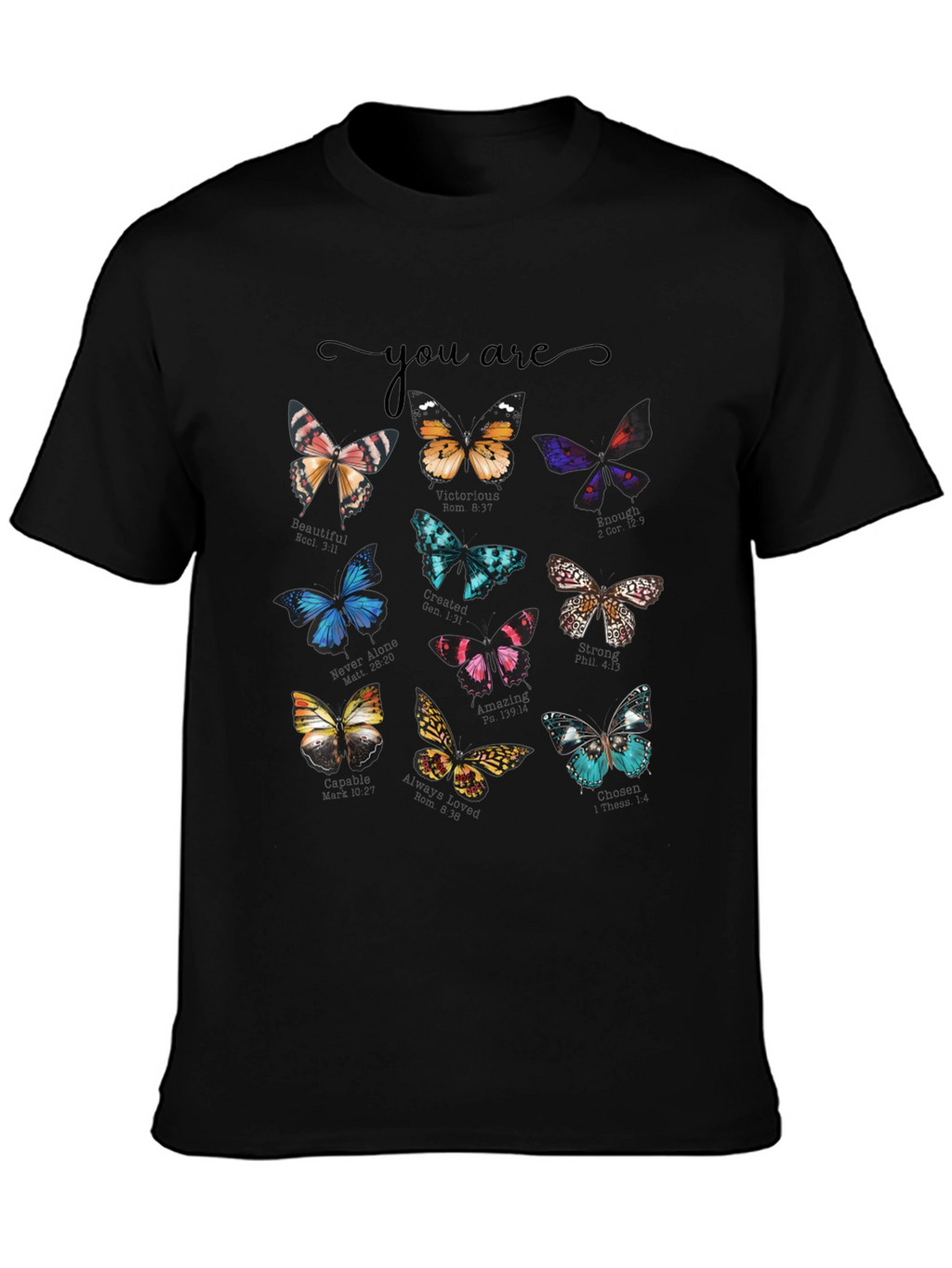 Butterfly Graphic Tee - You Are