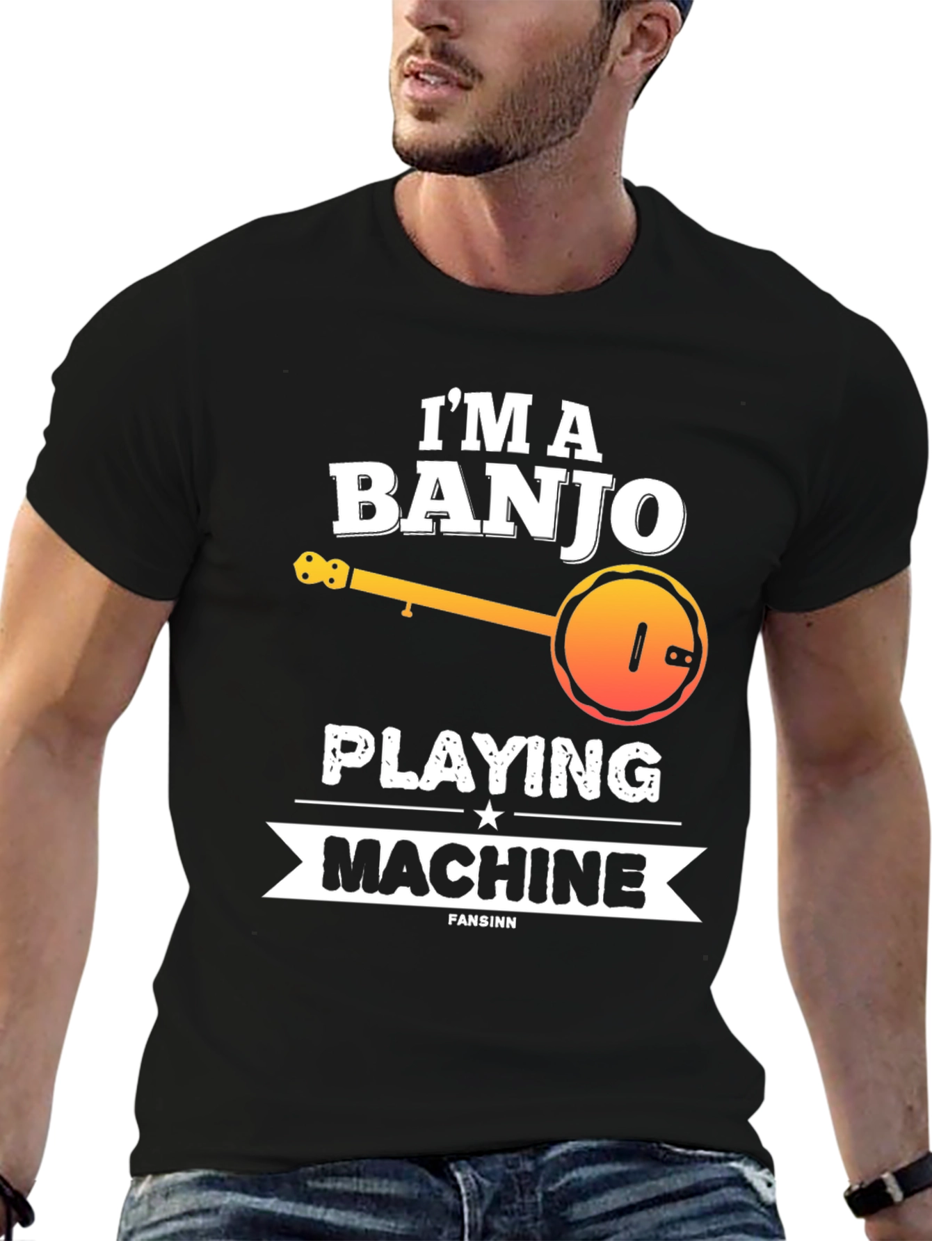 Banjo Playing Machine T-Shirt