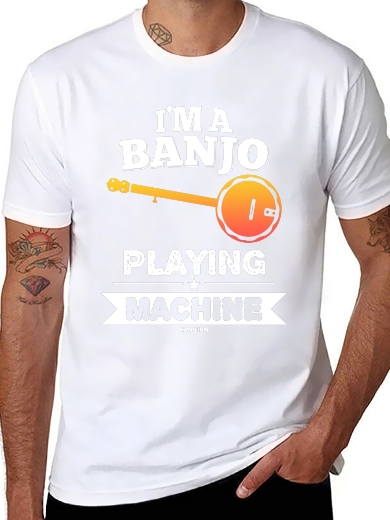 Banjo Playing Machine T-Shirt
