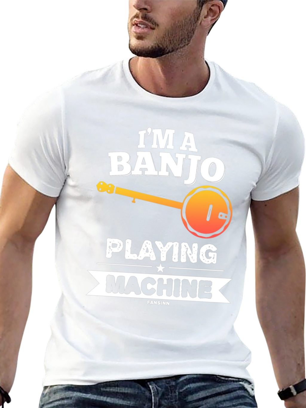 Banjo Playing Machine T-Shirt