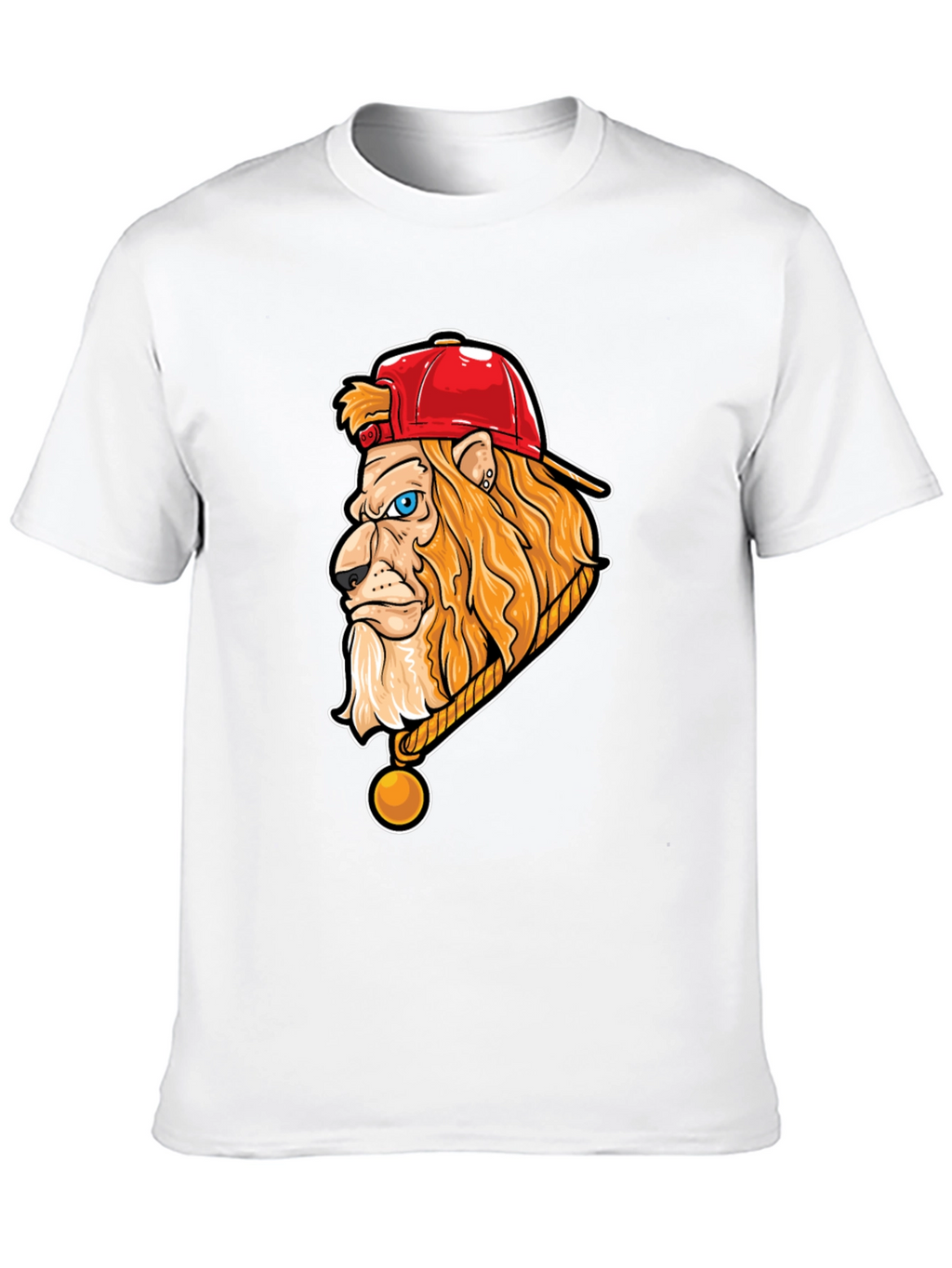 Lion Head Graphic Tee - Cool Streetwear Style