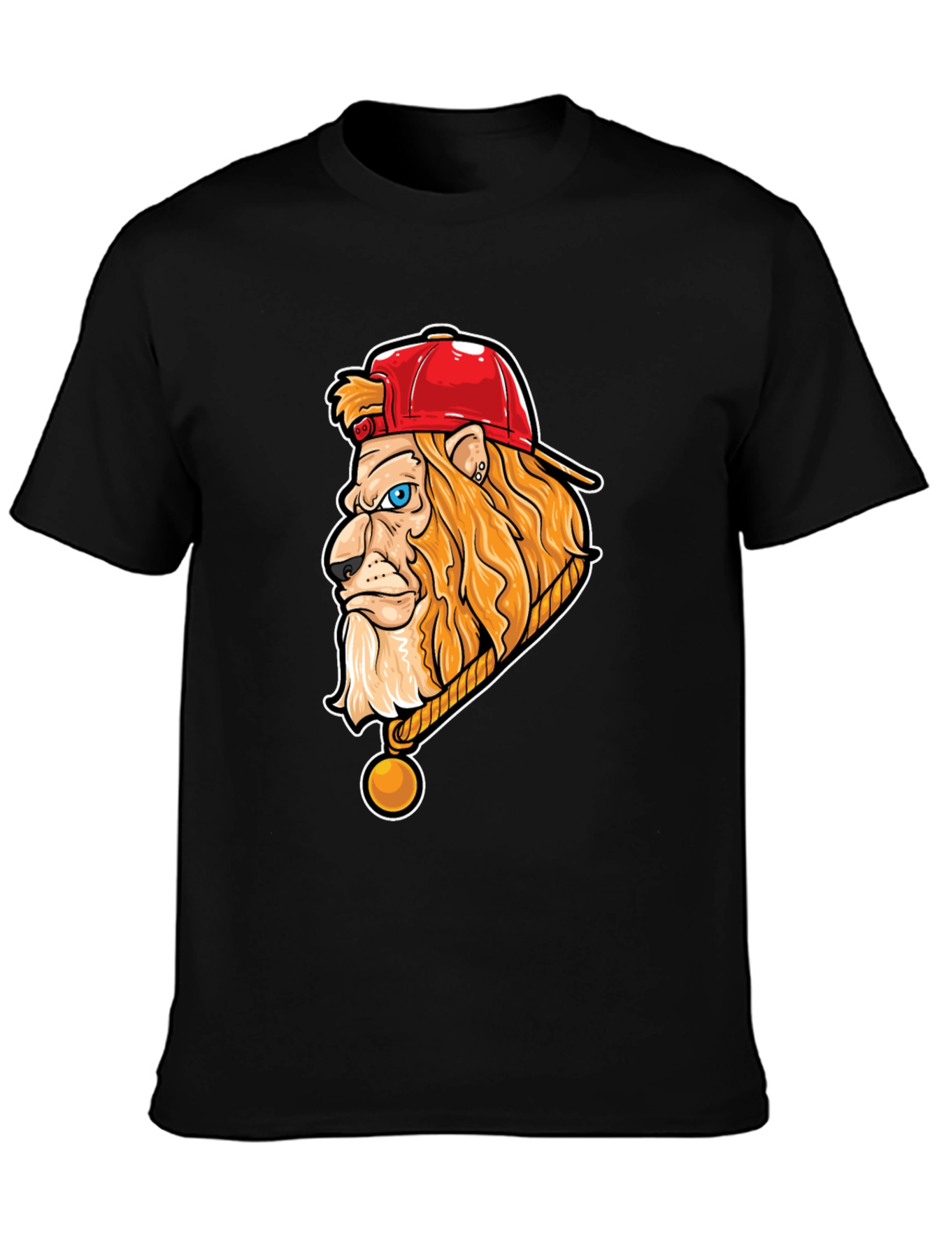 Lion Head Graphic Tee - Cool Streetwear Style