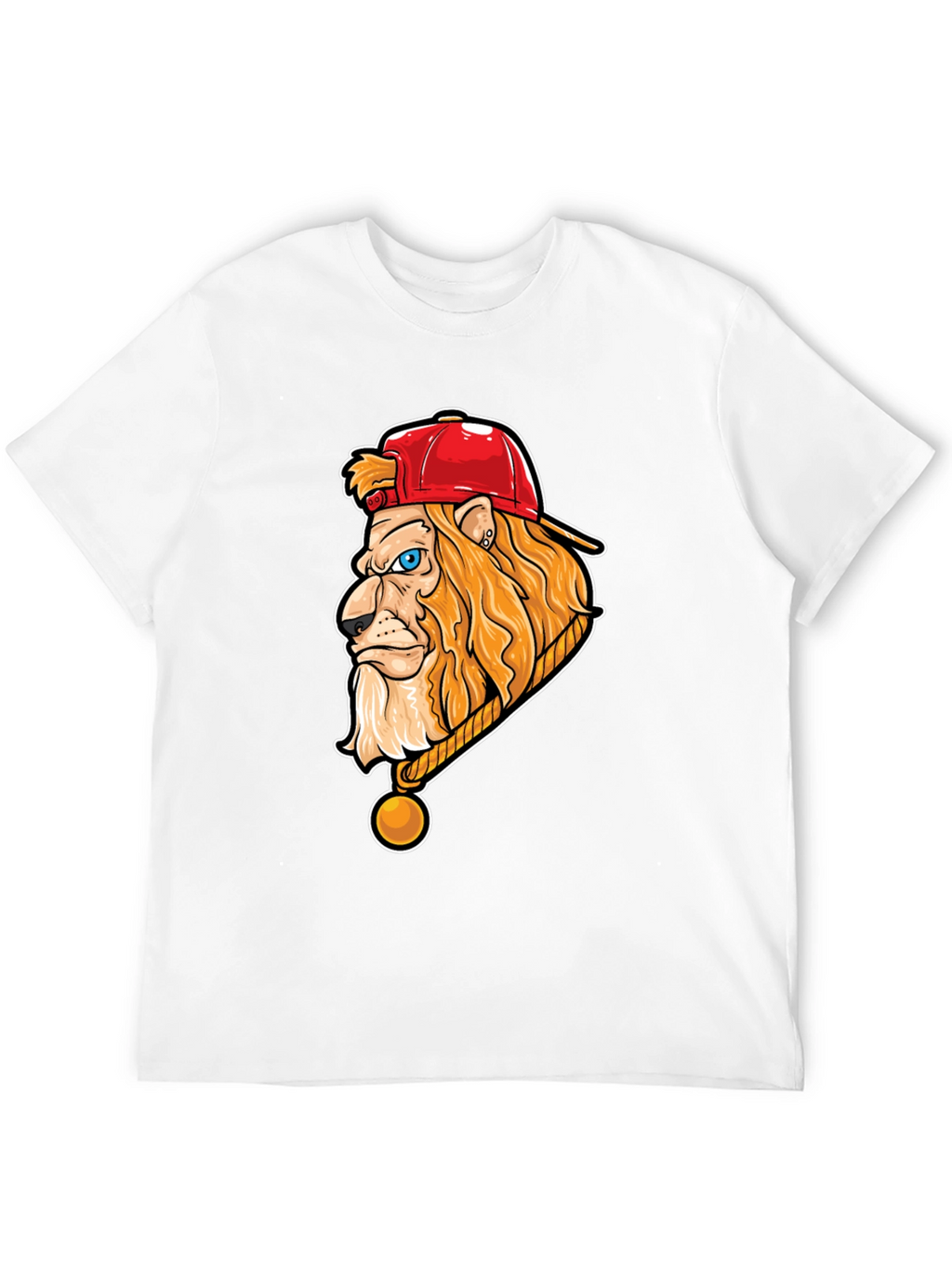 Lion Head Graphic Tee - Cool Streetwear Style