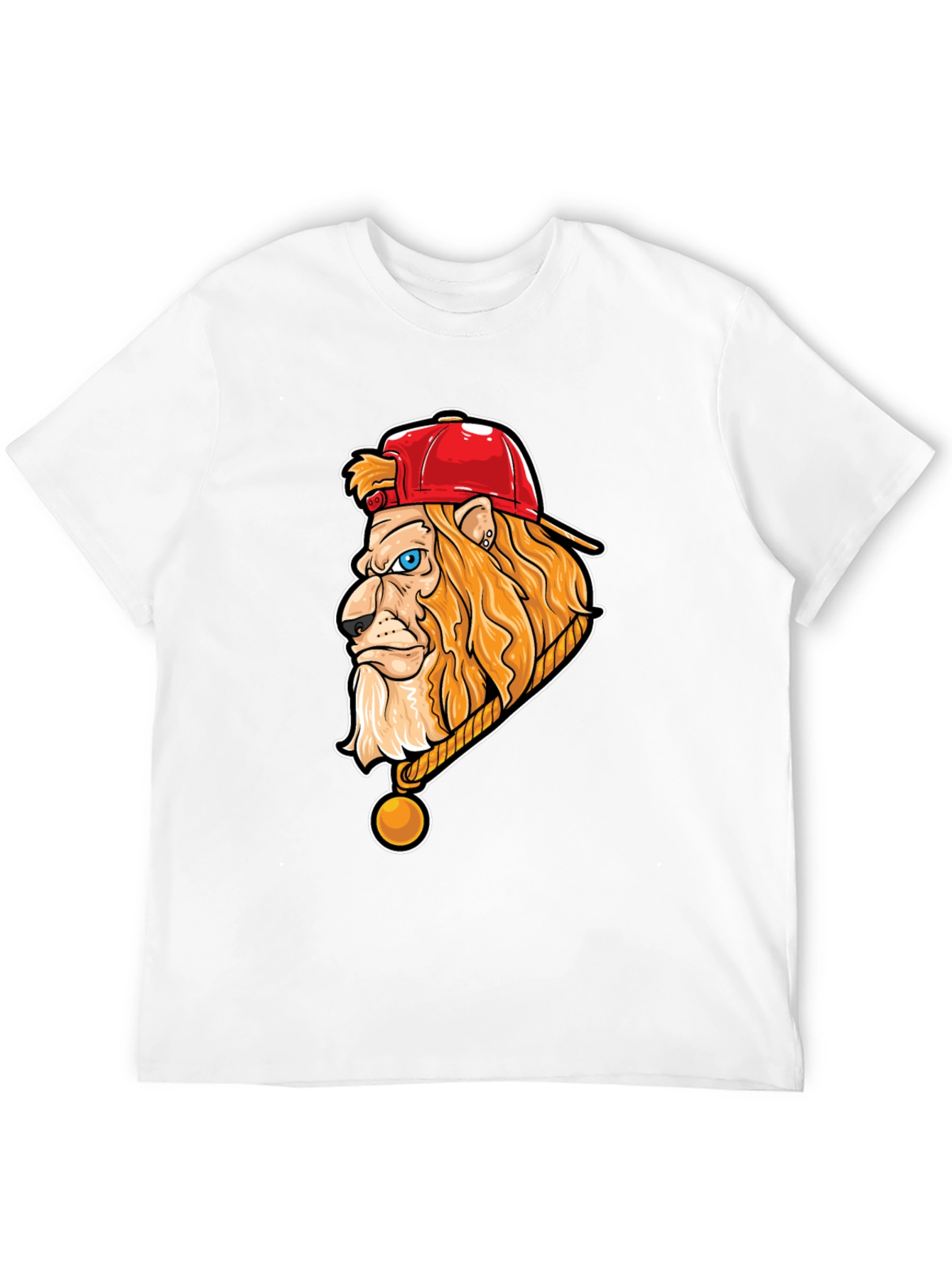 Lion Head Graphic Tee - Cool Streetwear Style
