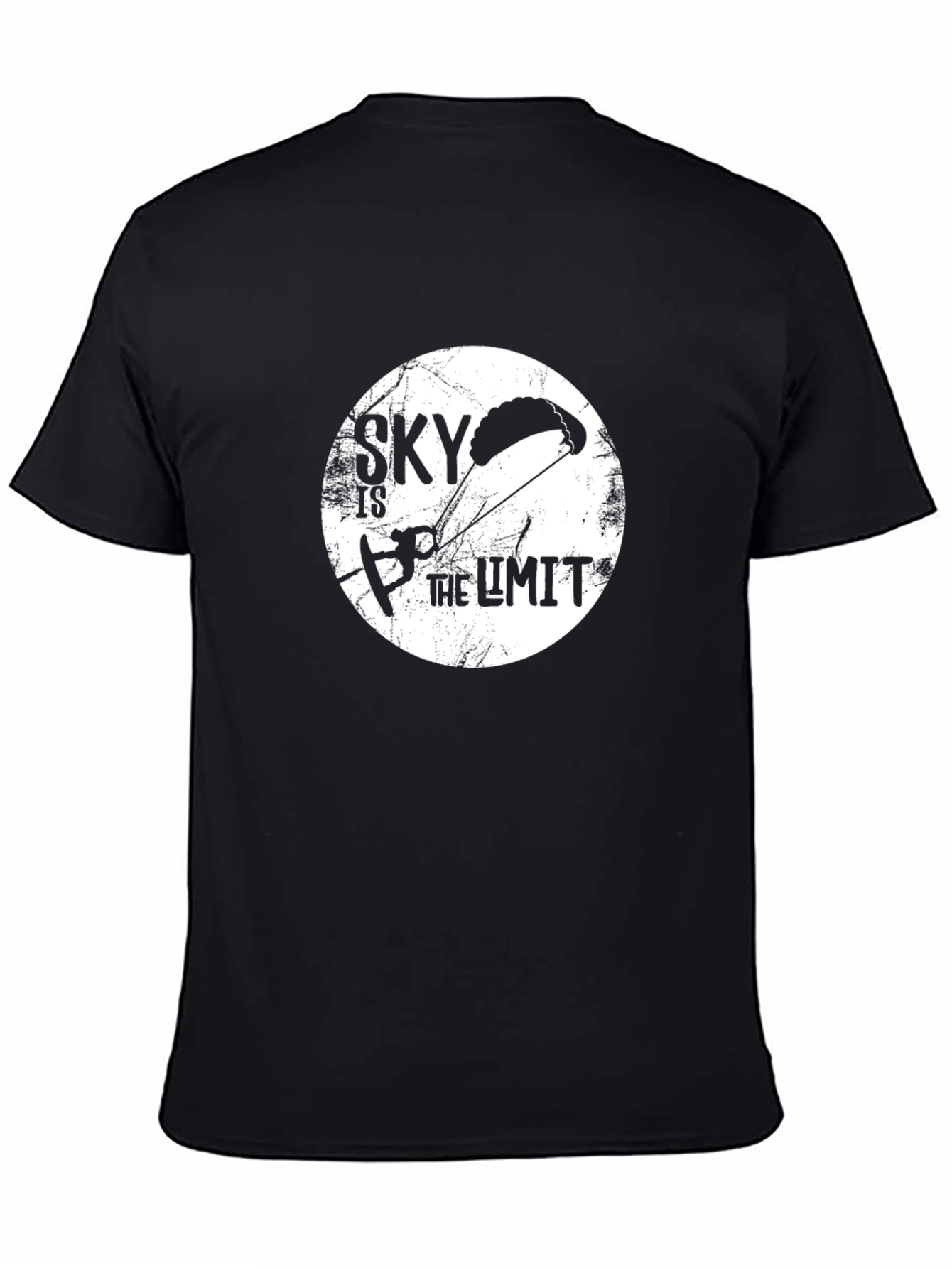 Sky is the Limit Black Graphic Tee