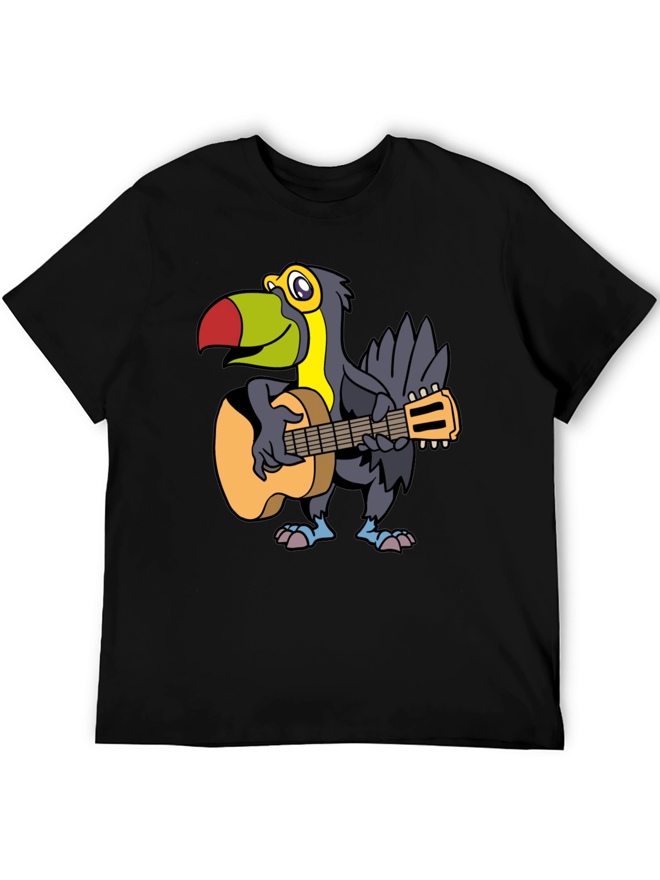 Toucan Guitarist Graphic Tee