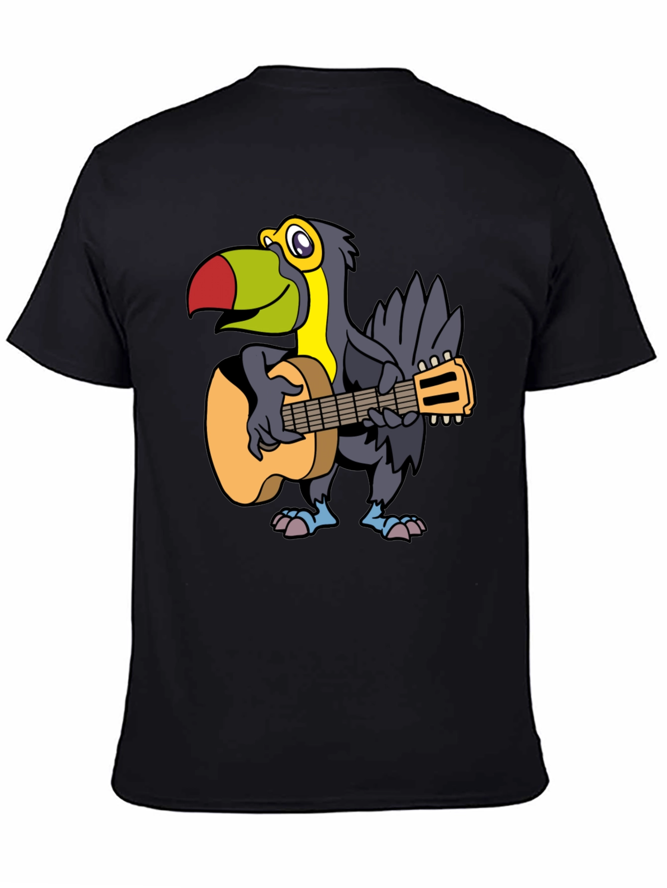 Toucan Guitarist Graphic Tee