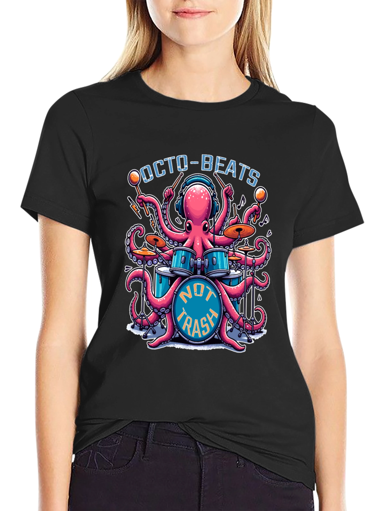 Octo-Beats Graphic T-Shirt