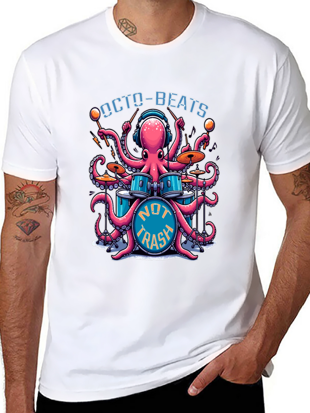 Octo-Beats Graphic T-Shirt