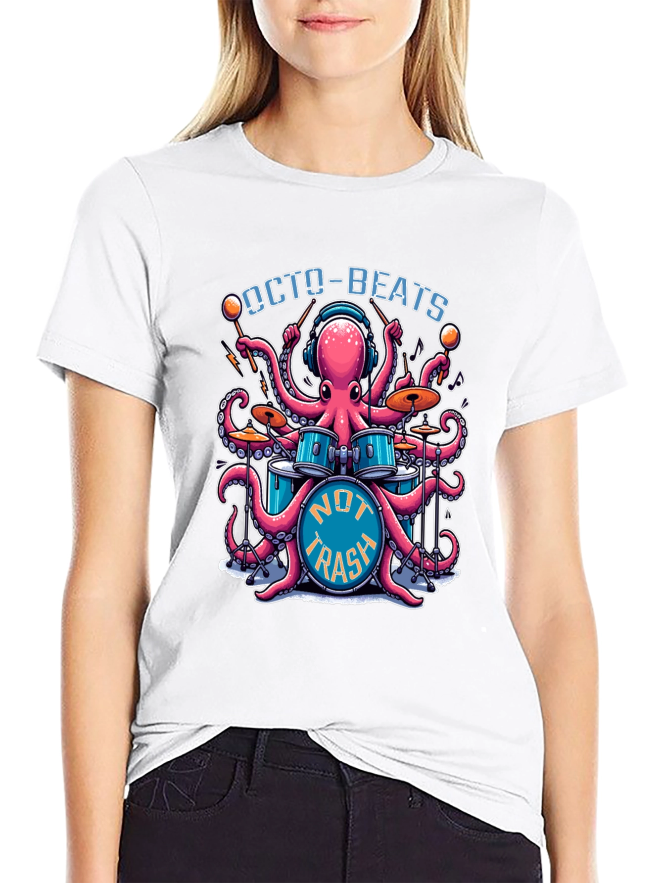 Octo-Beats Graphic T-Shirt