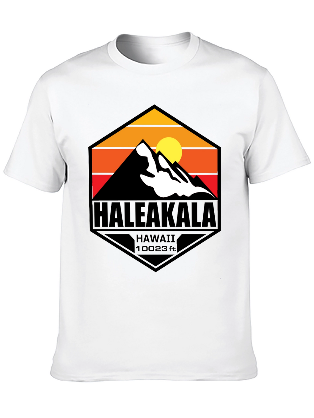 Haleakala Hawaii Graphic T-Shirt - Mountain Design