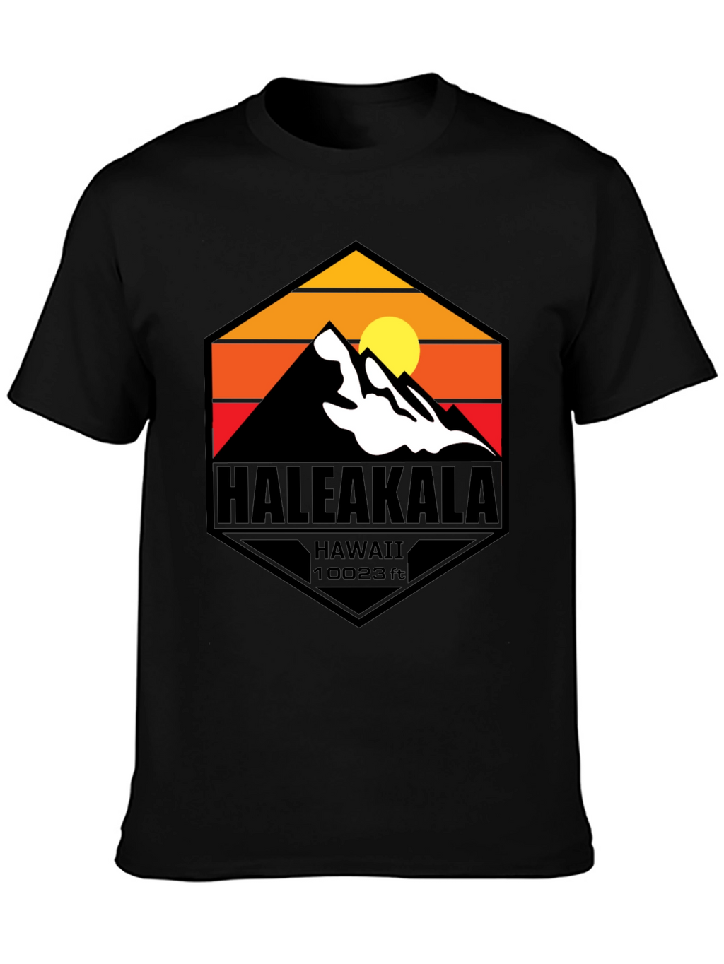 Haleakala Hawaii Graphic T-Shirt - Mountain Design