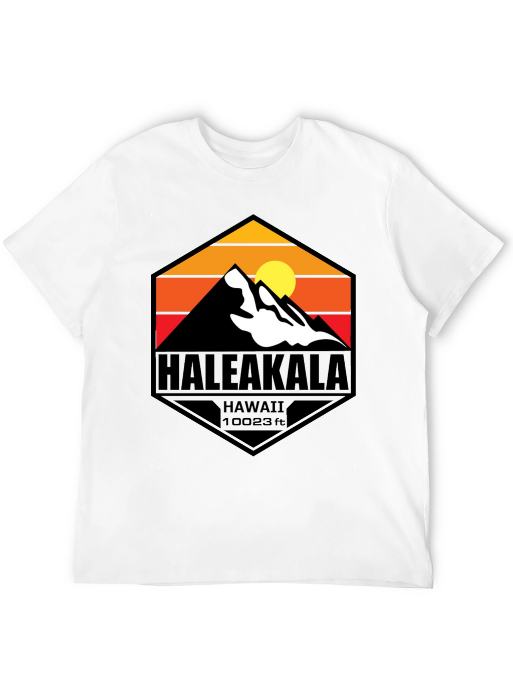 Haleakala Hawaii Graphic T-Shirt - Mountain Design