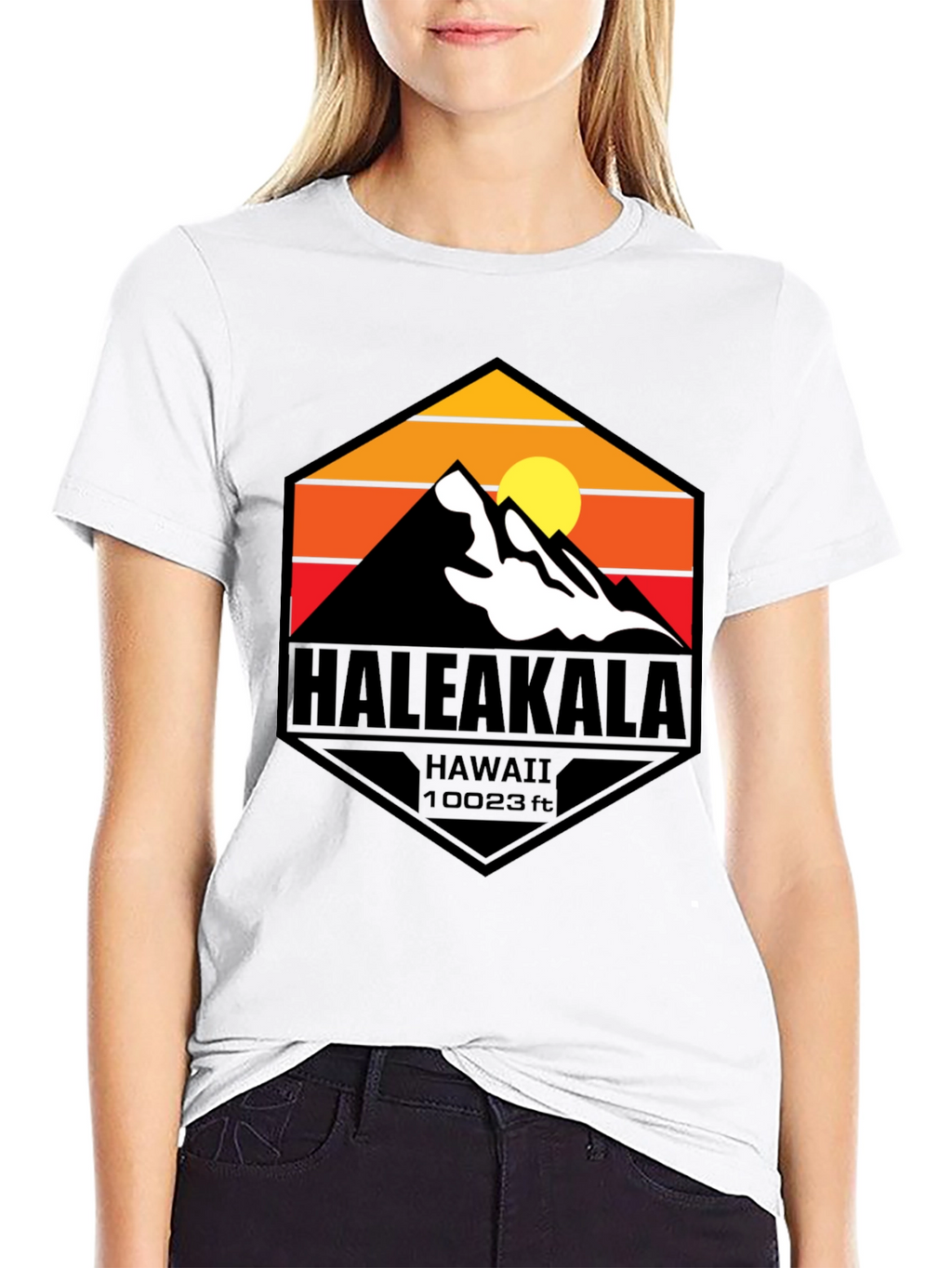 Haleakala Hawaii Graphic T-Shirt - Mountain Design