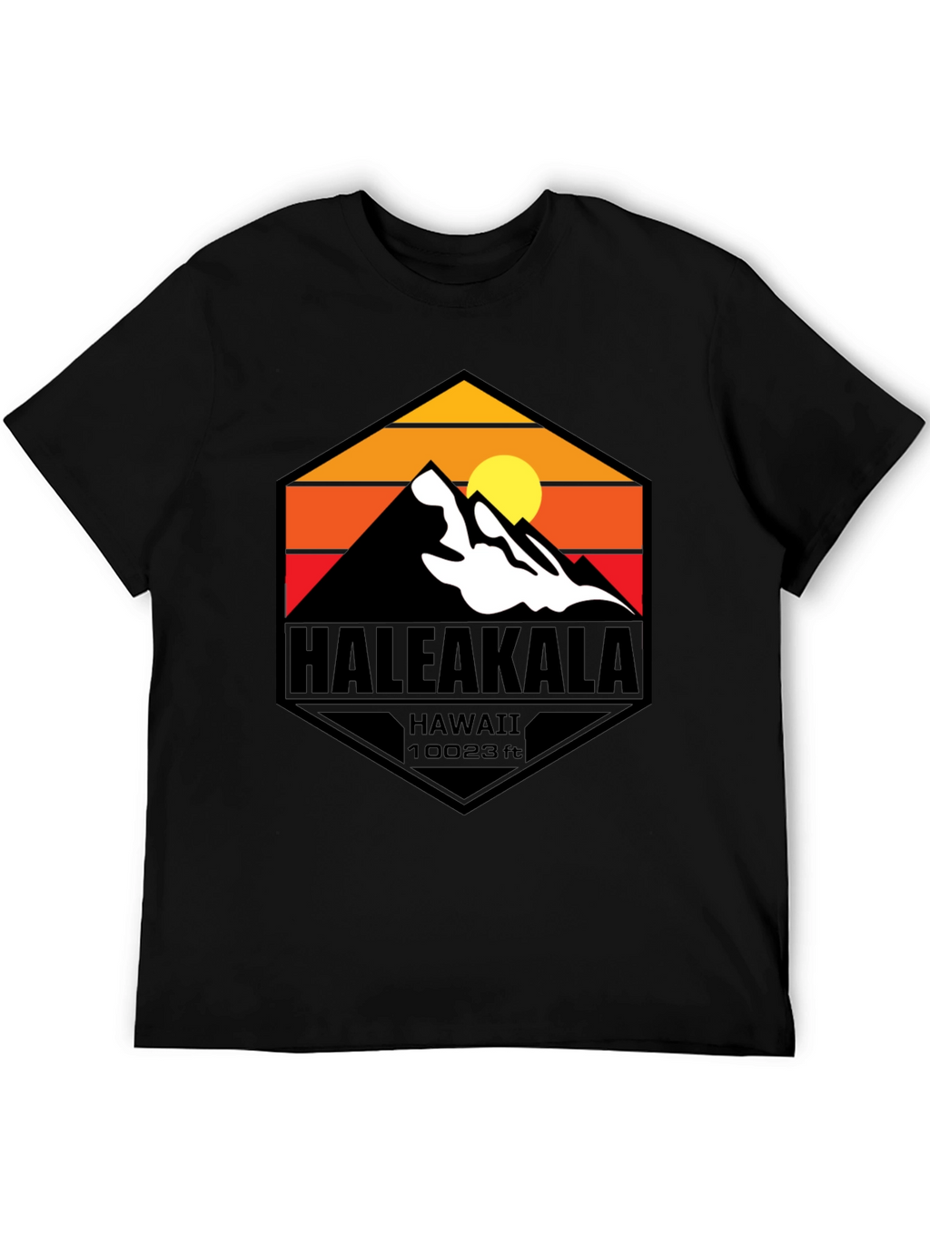 Haleakala Hawaii Graphic T-Shirt - Mountain Design