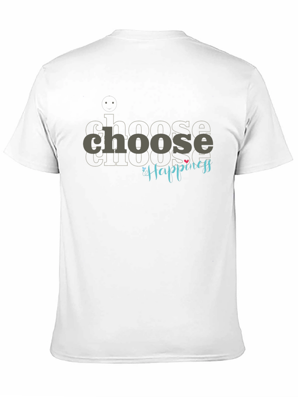 Choose Happiness Black Graphic Tee