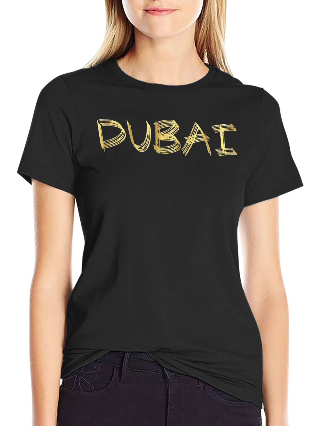 Dubai Graphic Tee - Mens Black T-Shirt