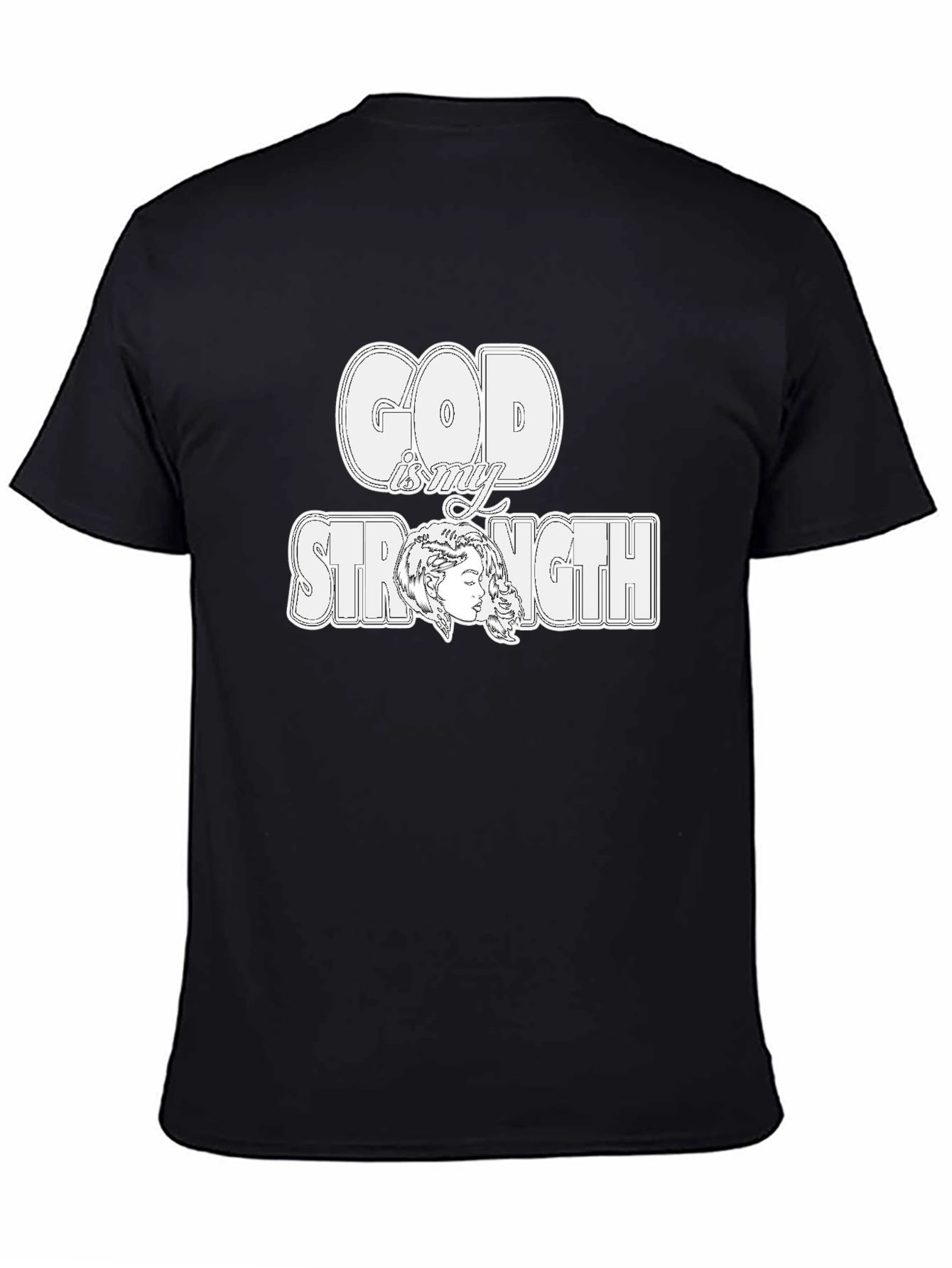 God is My Strength Graphic T-Shirt
