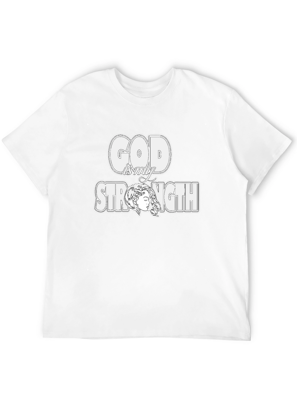 God is My Strength Graphic T-Shirt