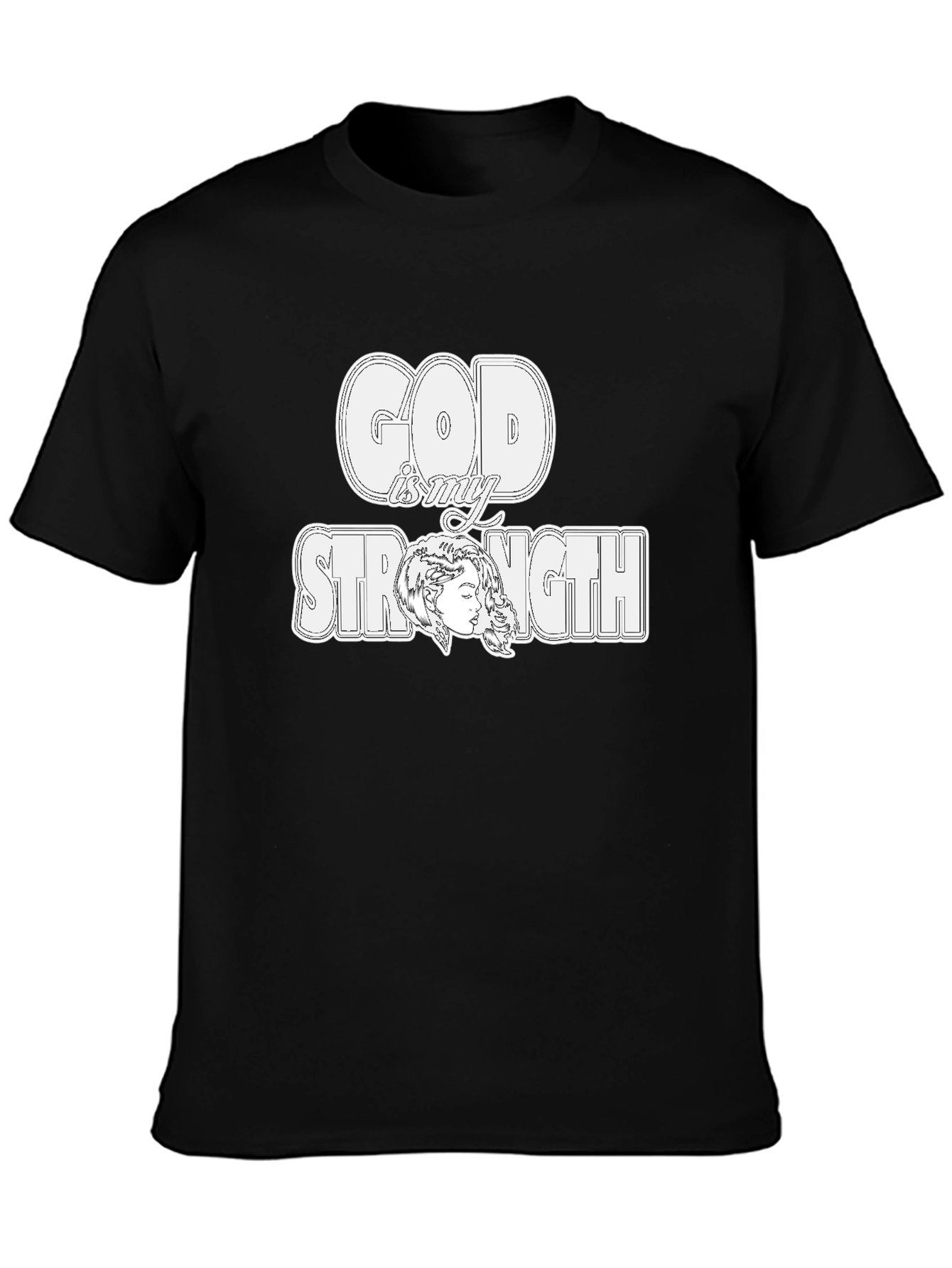 God is My Strength Graphic T-Shirt