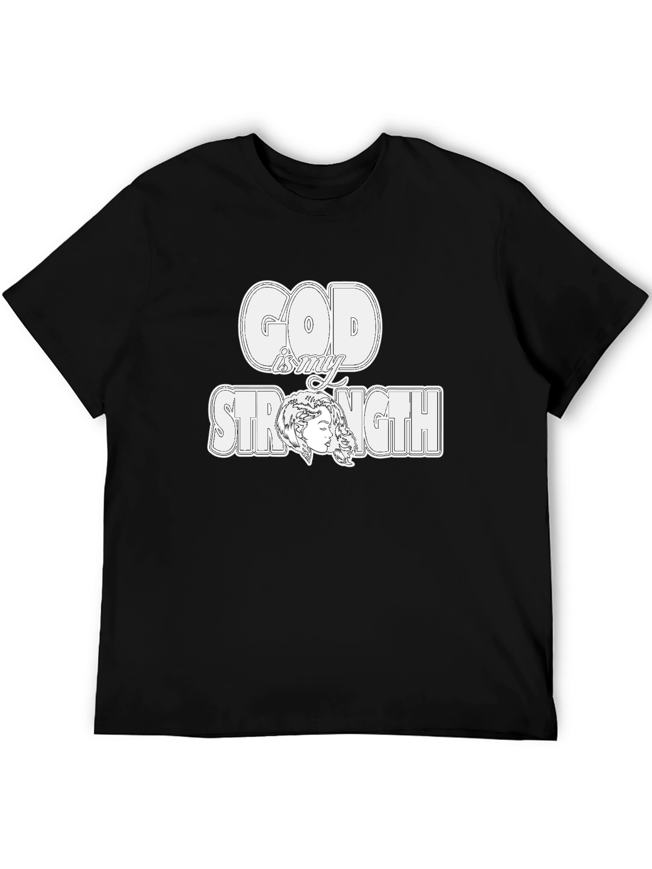 God is My Strength Graphic T-Shirt