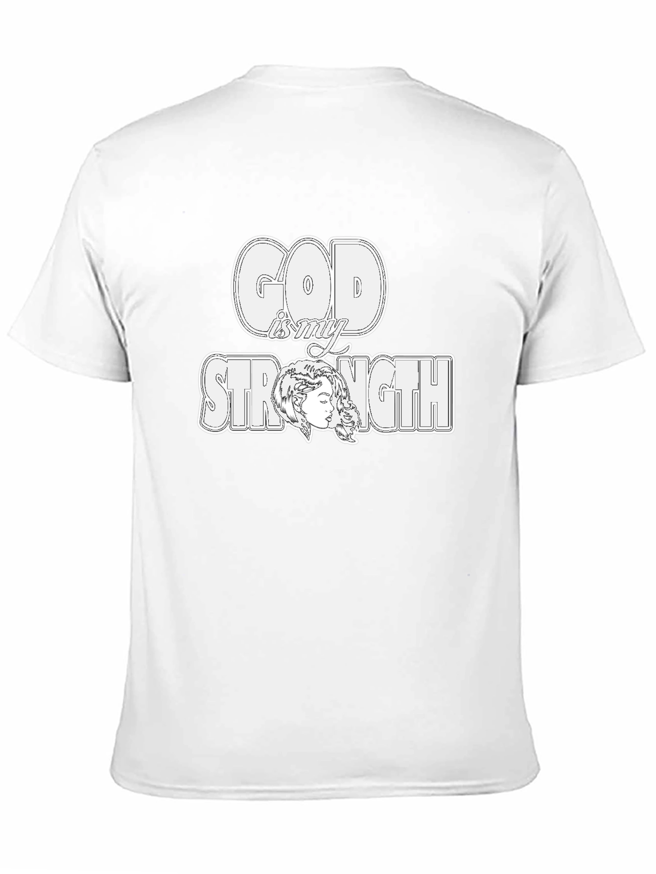 God is My Strength Graphic T-Shirt