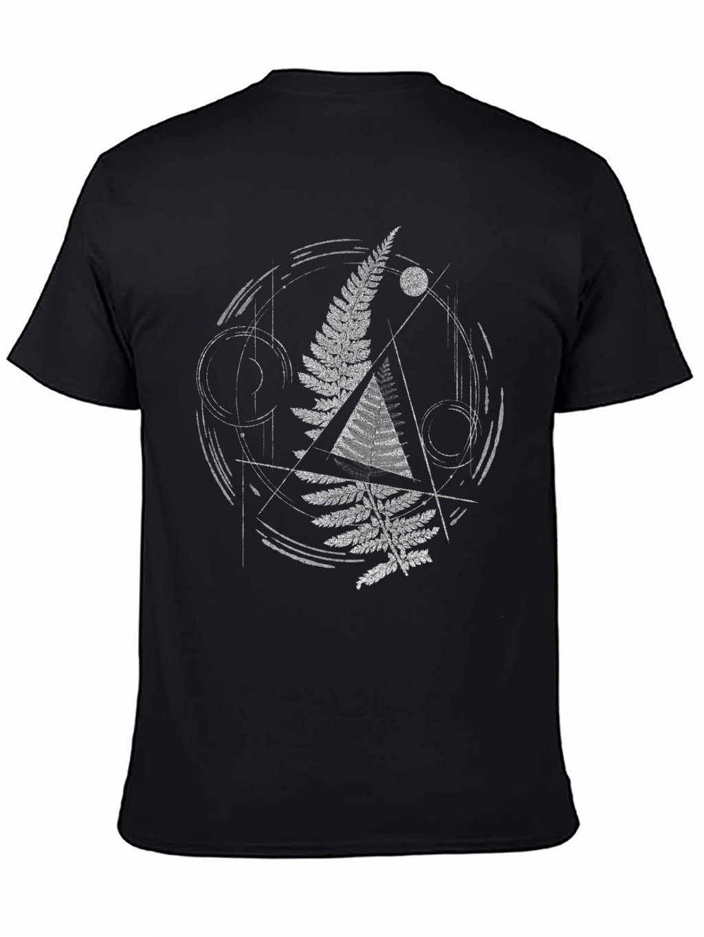 Geometric Fern Graphic T-Shirt