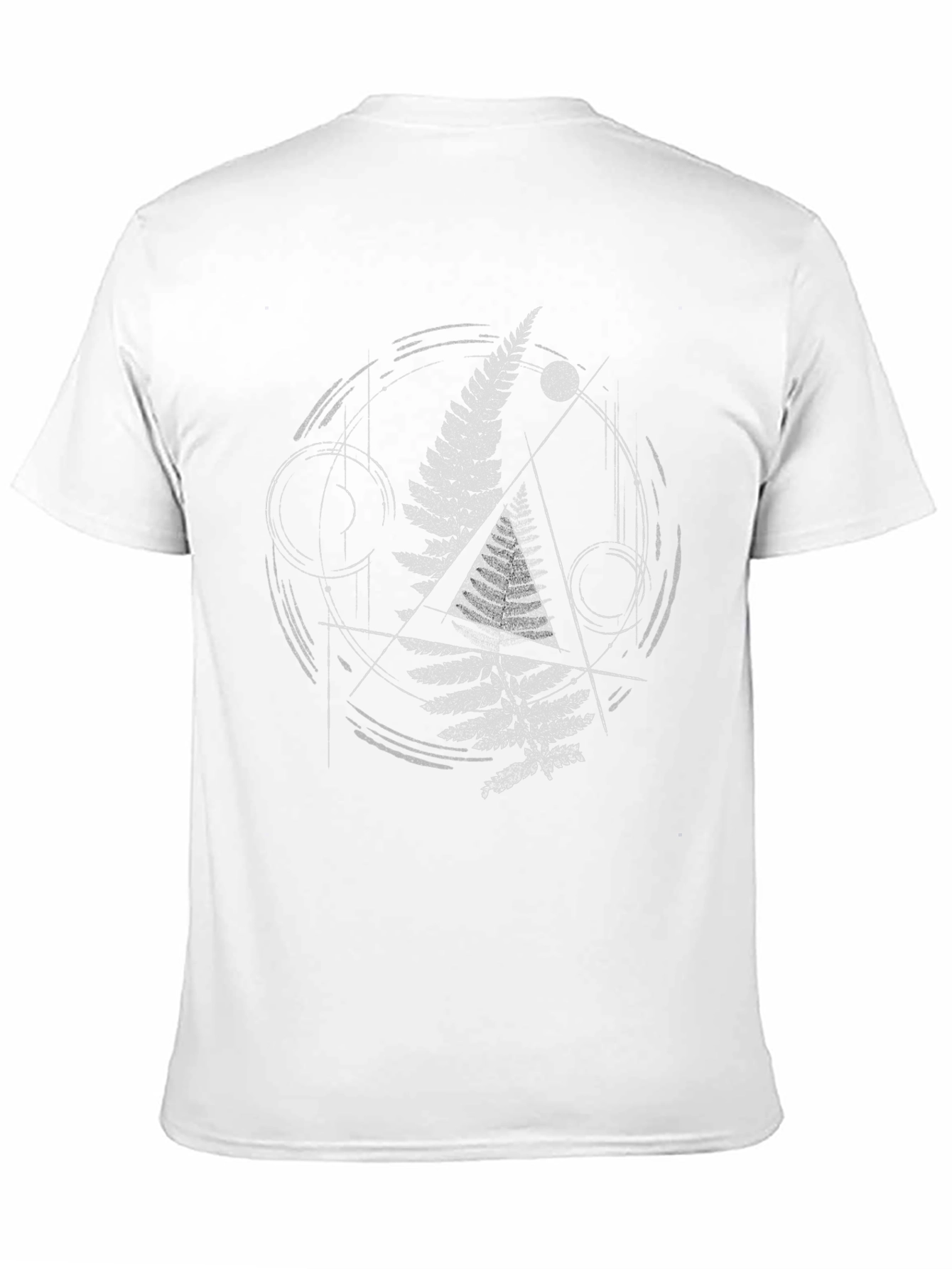 Geometric Fern Graphic T-Shirt