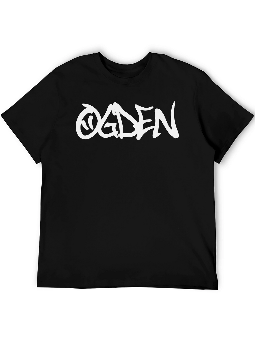 Ogden Graphic Print Black T-Shirt