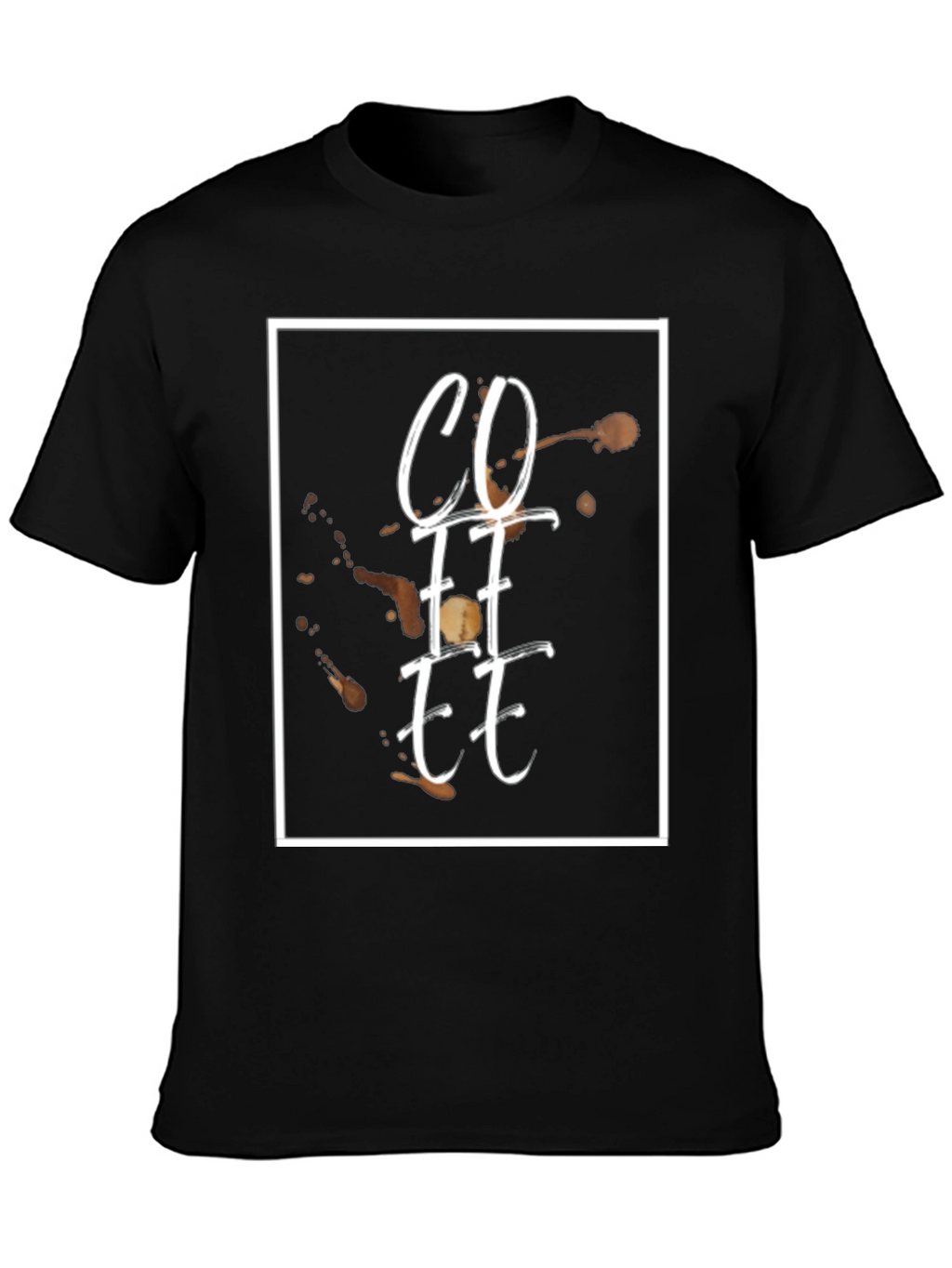 Coffee Graphic Tee - Stylish Black T-Shirt