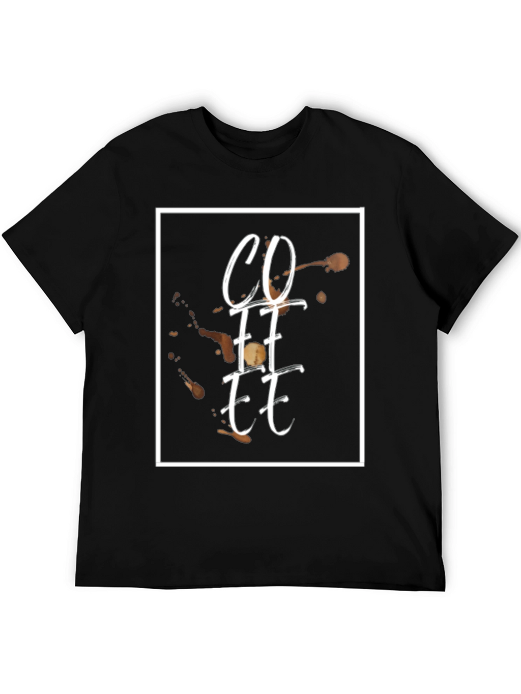 Coffee Graphic Tee - Stylish Black T-Shirt