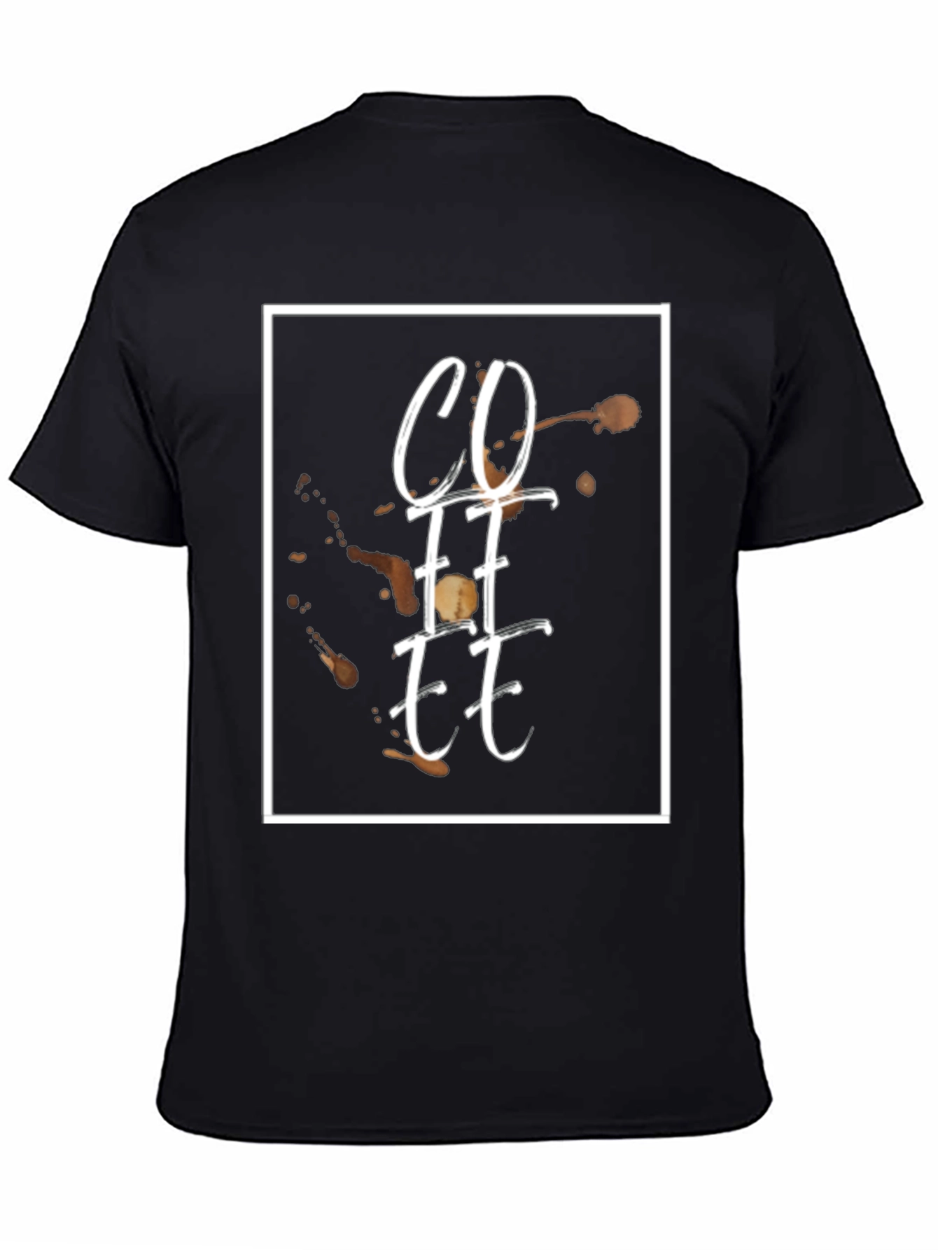 Coffee Graphic Tee - Stylish Black T-Shirt