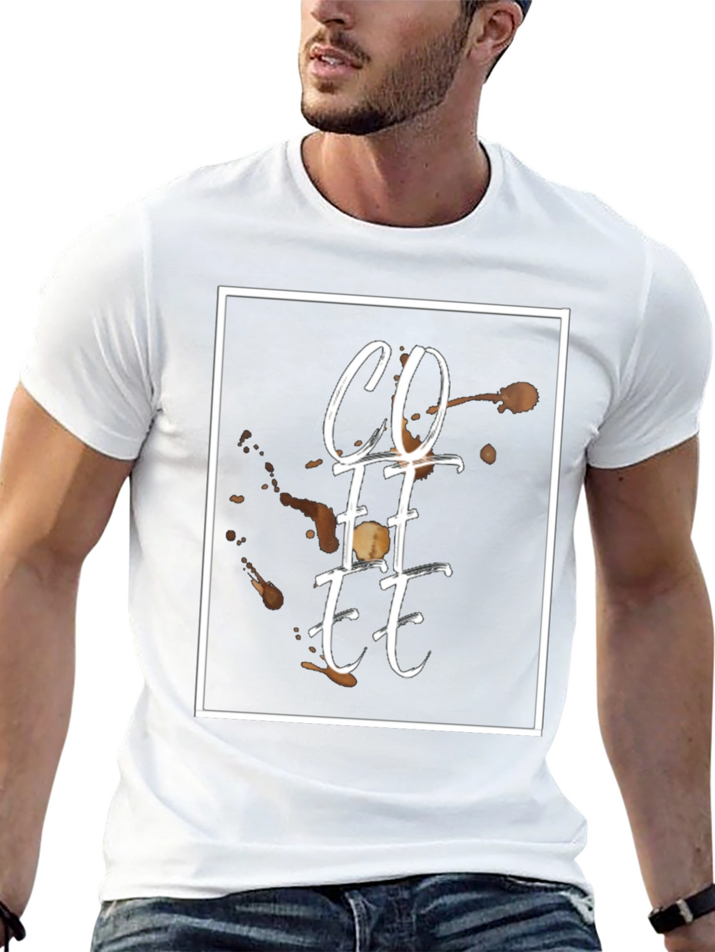 Coffee Graphic Tee - Stylish Black T-Shirt