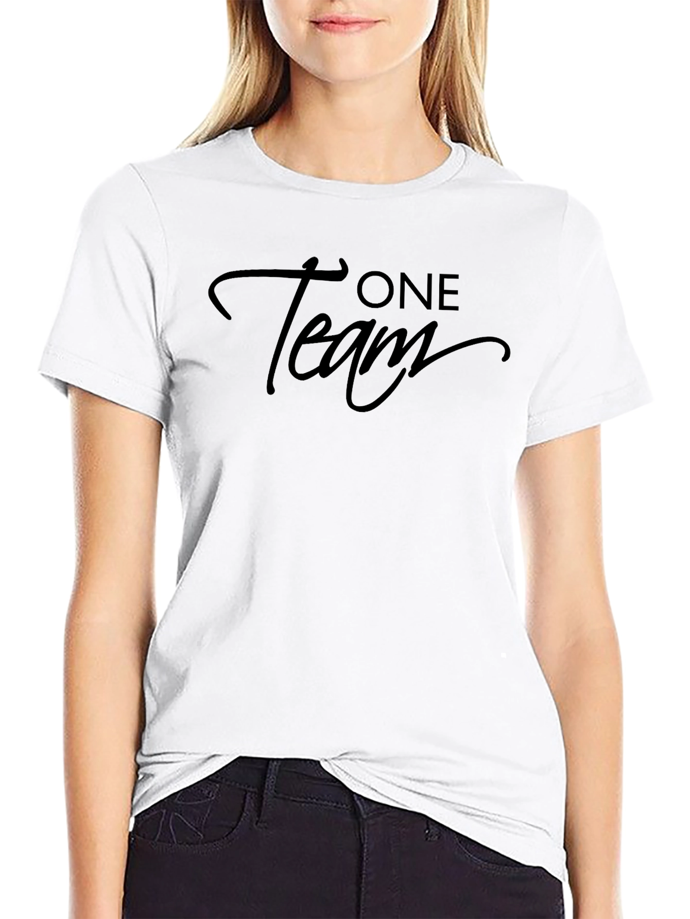 One Team Black T-Shirt