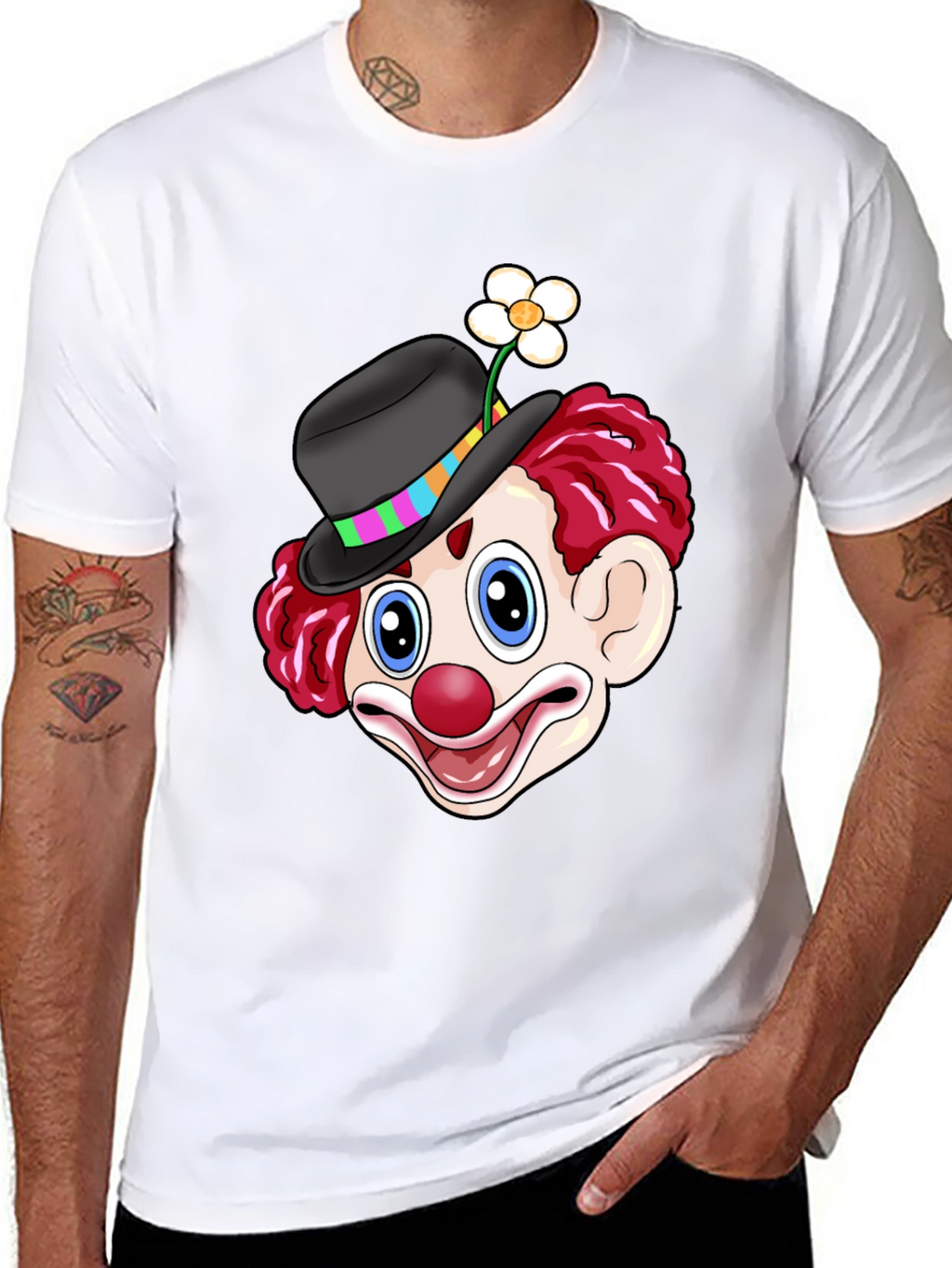 Clown Graphic Tee - Fun Novelty Shirt