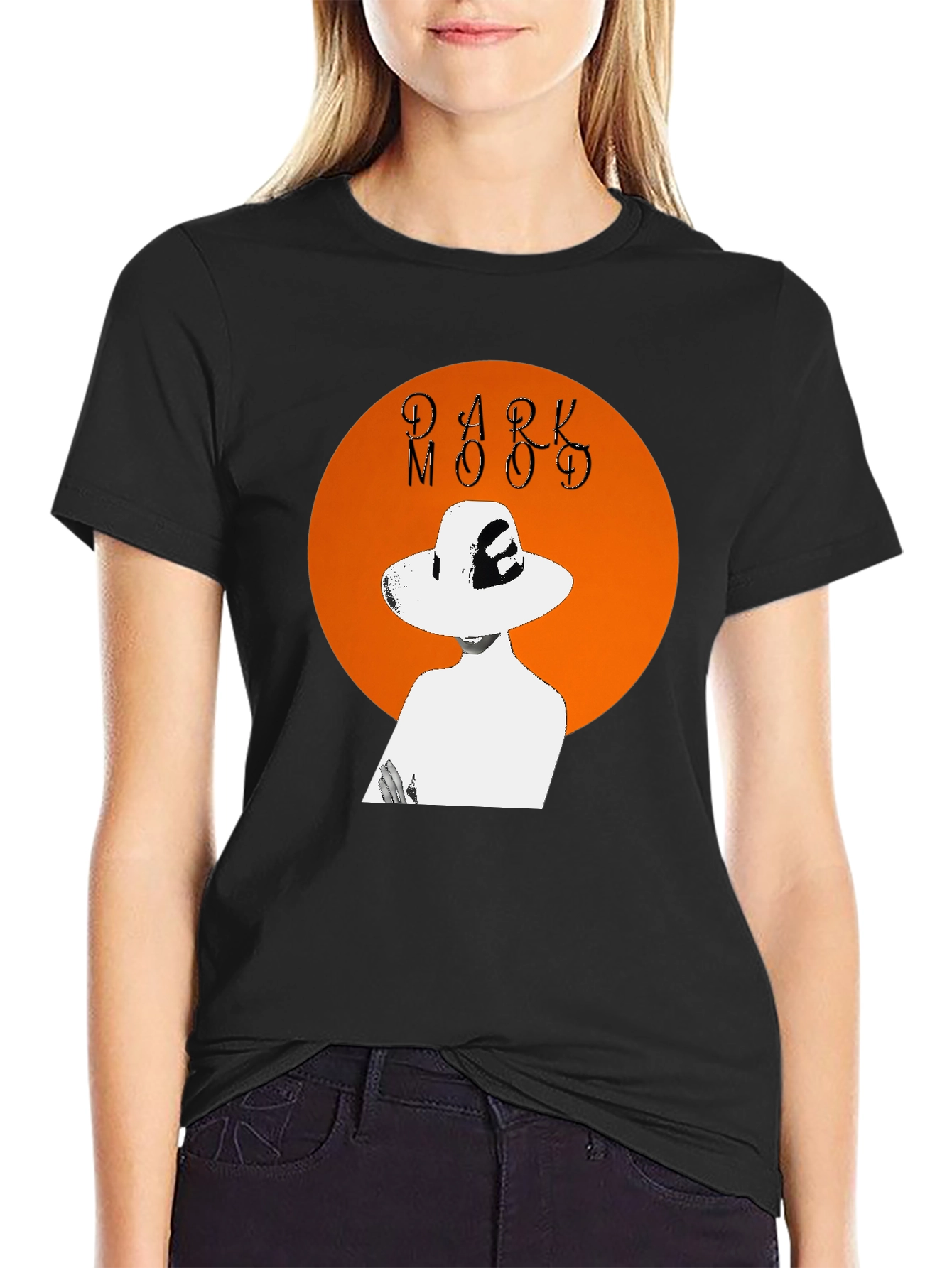 Dark Mood Graphic Tee - Stylish Unisex T-Shirt