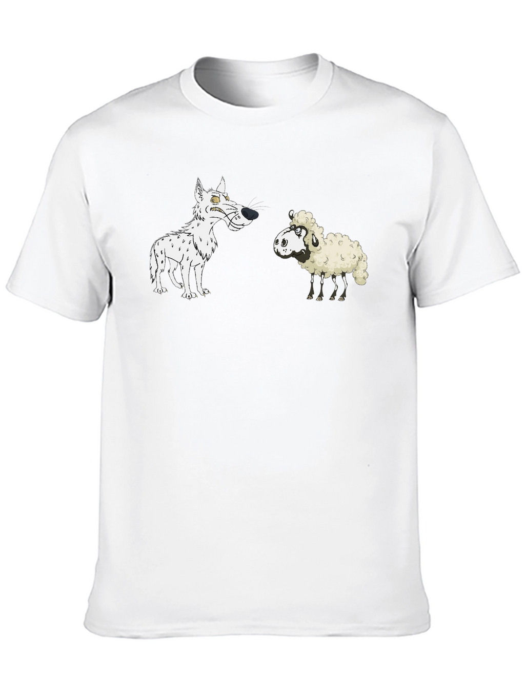 Wolf and Sheep Graphic T-Shirt