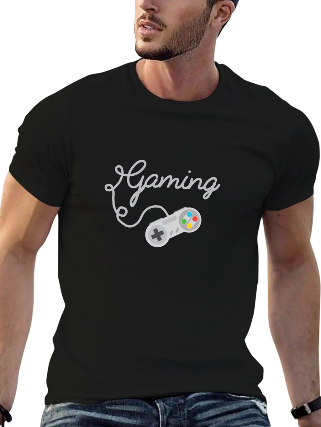 Gaming Controller Graphic Tee - Gamer Style T-Shirt