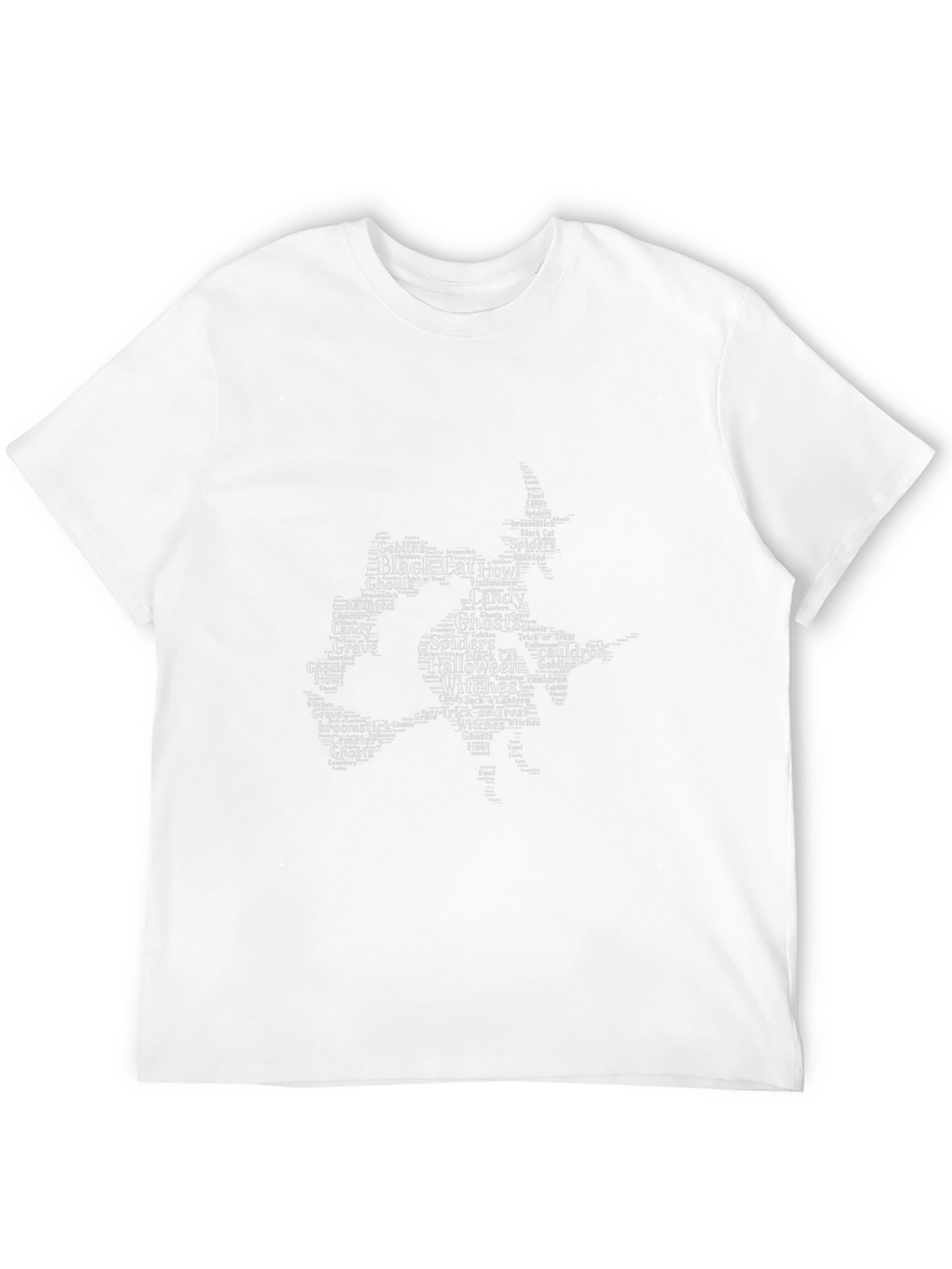 Halloween Word Art Witch T-Shirt