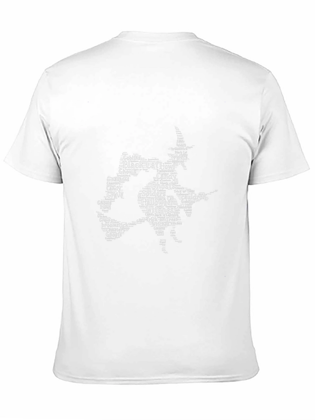 Halloween Word Art Witch T-Shirt
