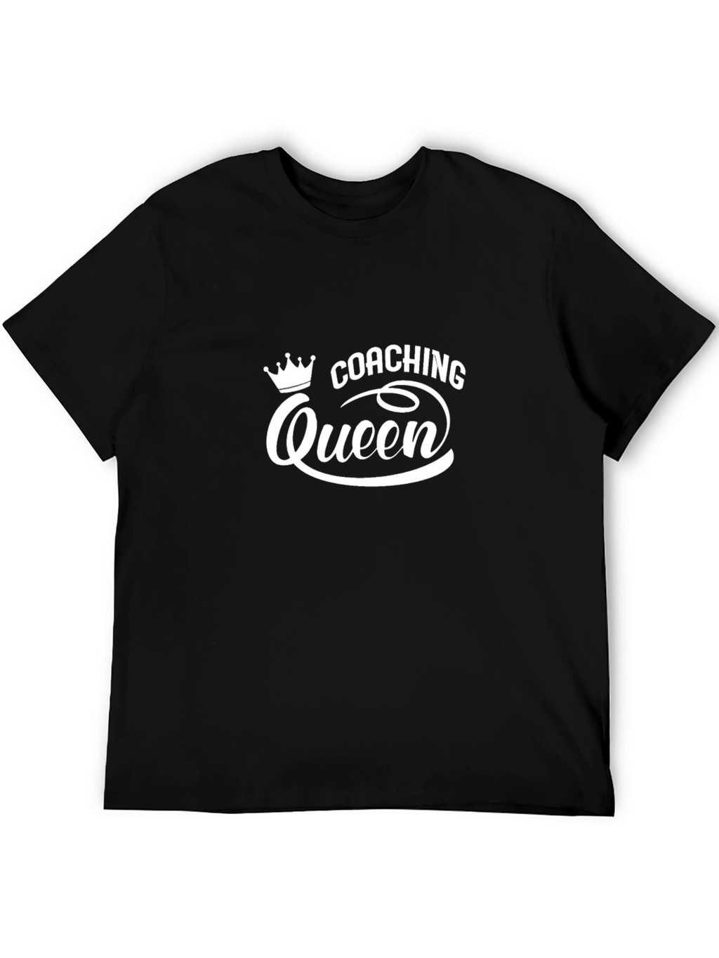 Coaching Queen Graphic Tee - Black T-Shirt